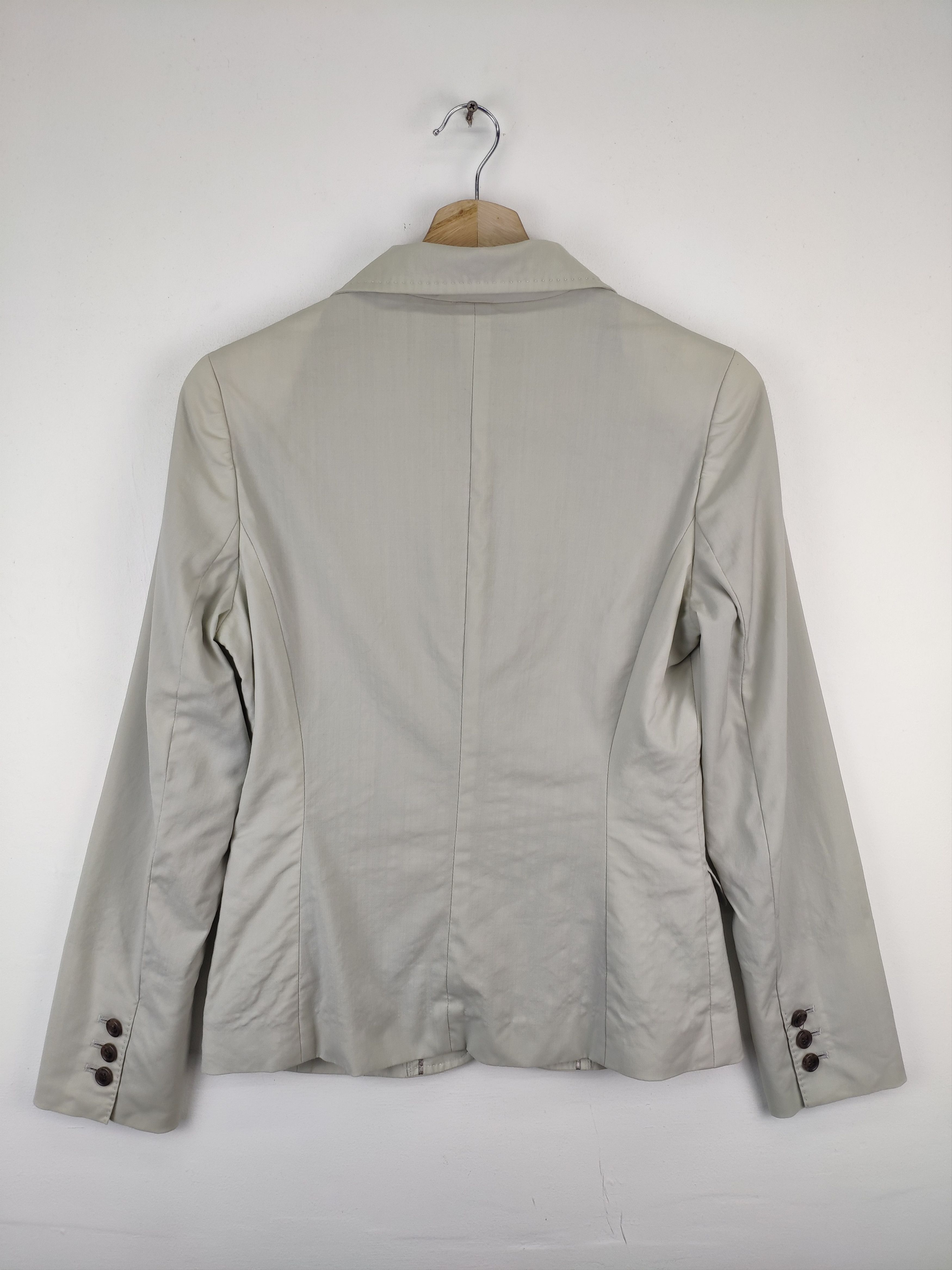 Designer × Yohji Yamamoto Ined Yohji Yamamoto Wool Blazer Jacket Size XS / US 0-2 / IT 36-38 - 2 Thumbnail