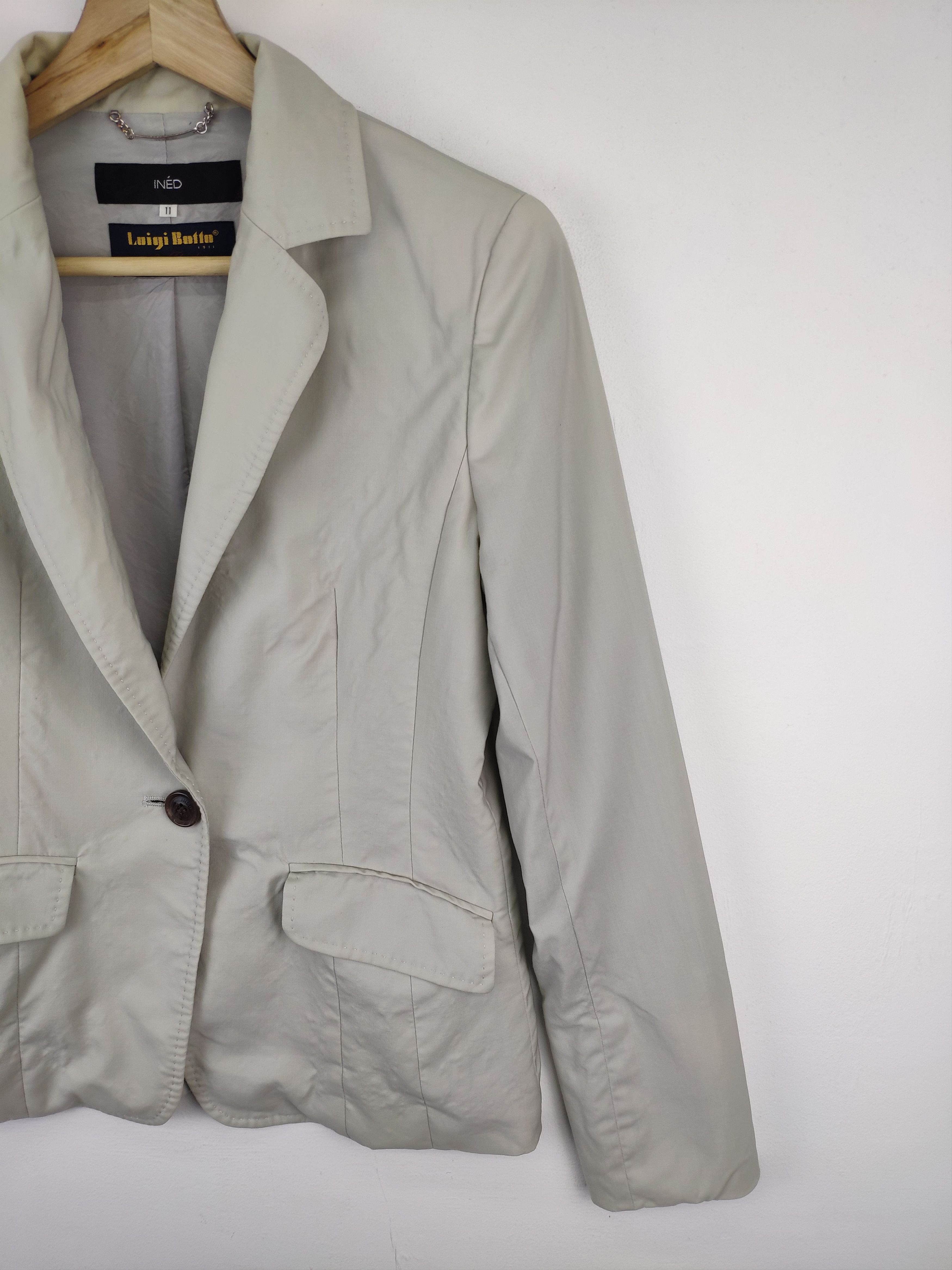 Designer × Yohji Yamamoto Ined Yohji Yamamoto Wool Blazer Jacket Size XS / US 0-2 / IT 36-38 - 5 Thumbnail