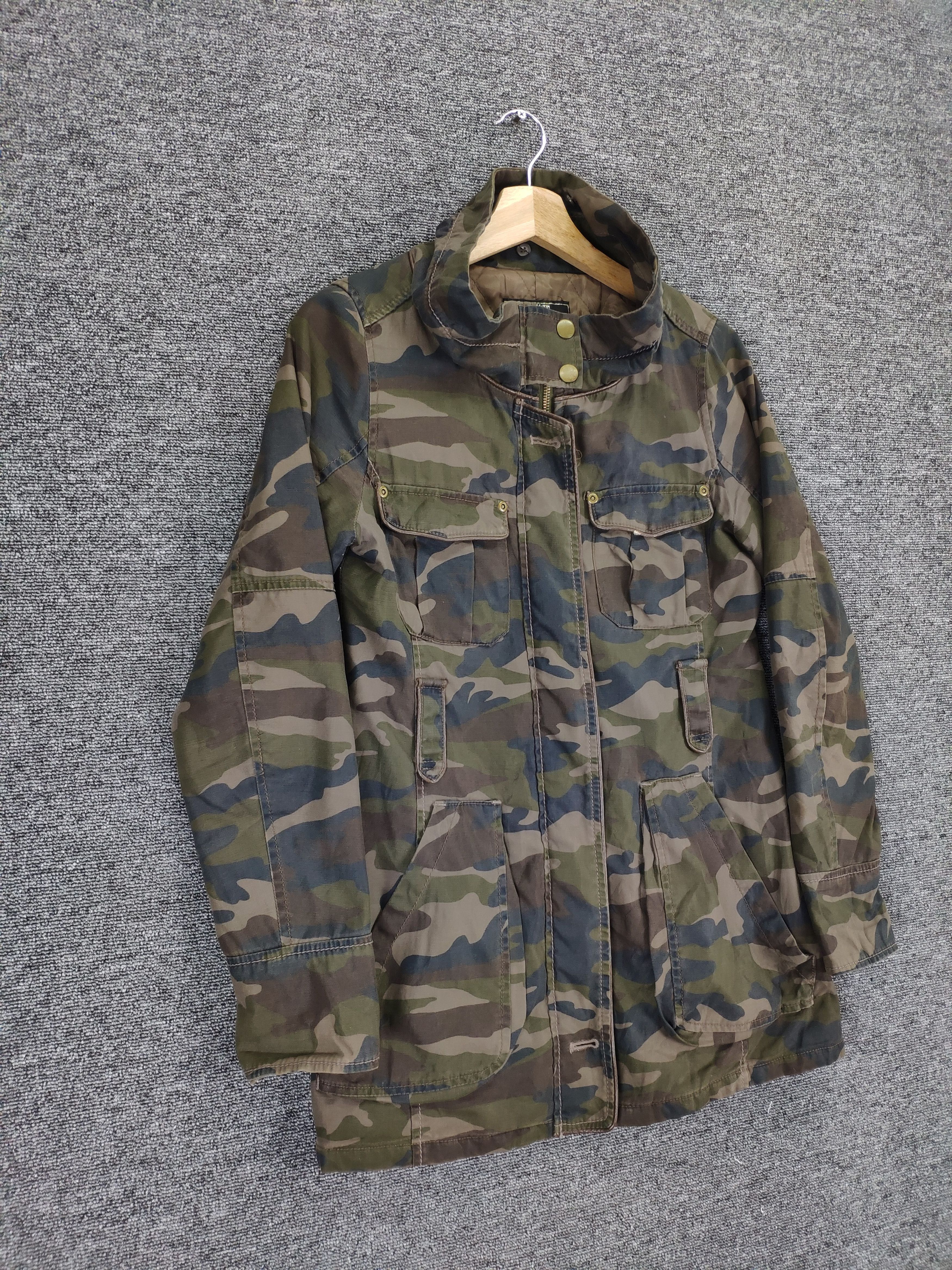 Other Steal 💥 Vintage Camouflage Jacket US Army Air Force Style Size US S / EU 44-46 / 1 - 3 Thumbnail