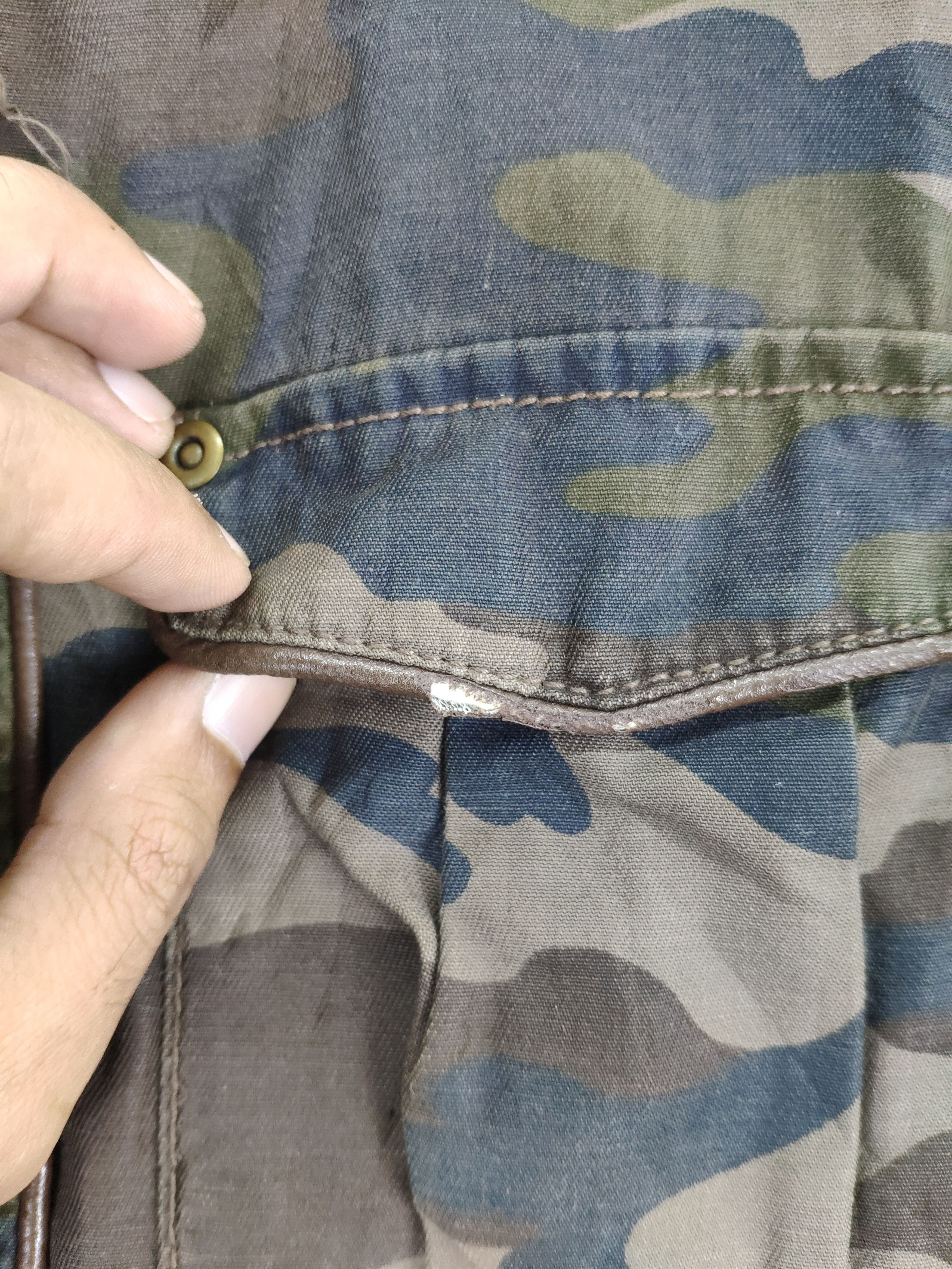 Other Steal 💥 Vintage Camouflage Jacket US Army Air Force Style Size US S / EU 44-46 / 1 - 12 Thumbnail