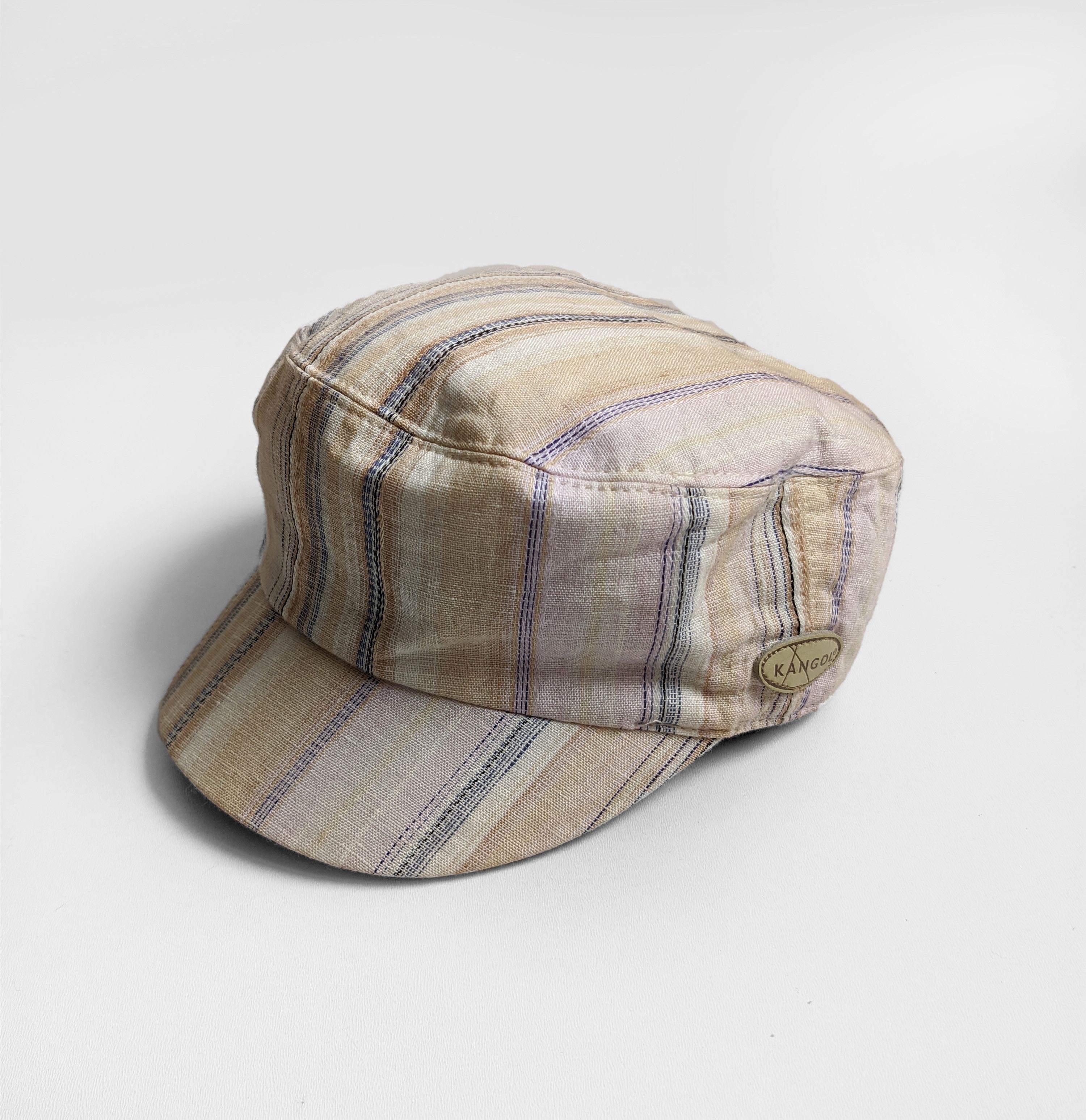 Kangol vintage kangol hat beret striped y2k Size ONE SIZE - 1 Thumbnail