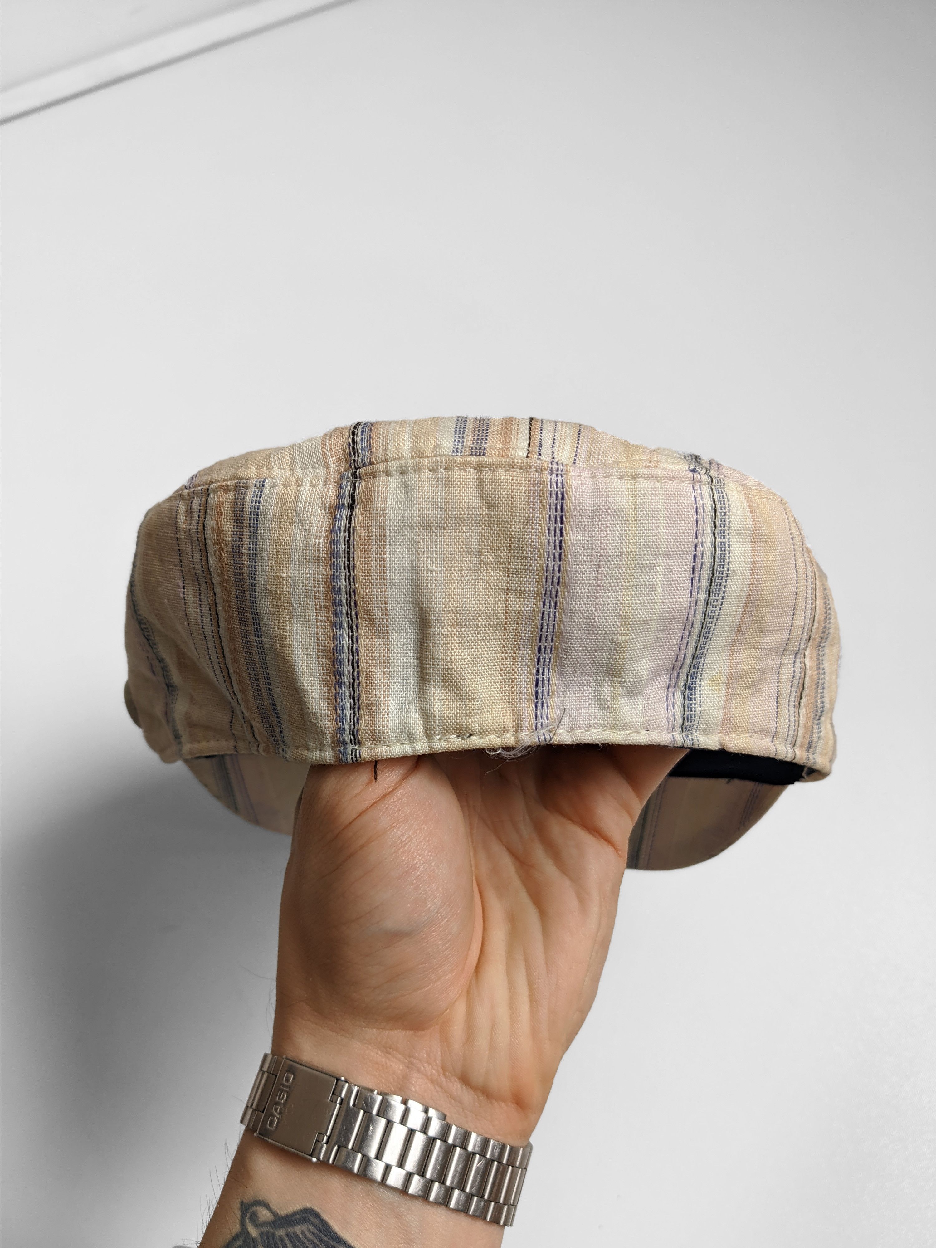 Kangol vintage kangol hat beret striped y2k Size ONE SIZE - 7 Thumbnail