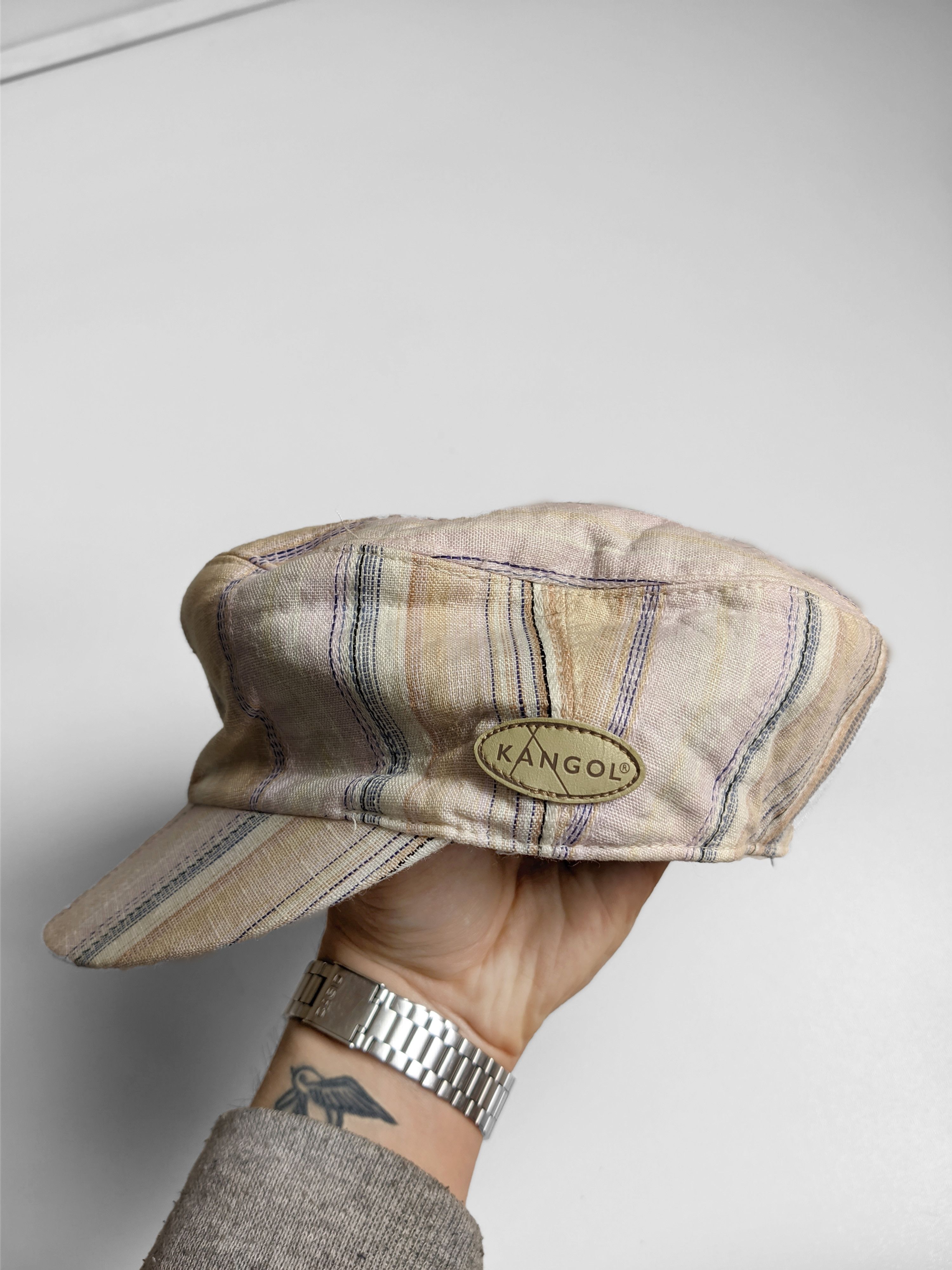 Kangol vintage kangol hat beret striped y2k Size ONE SIZE - 3 Thumbnail