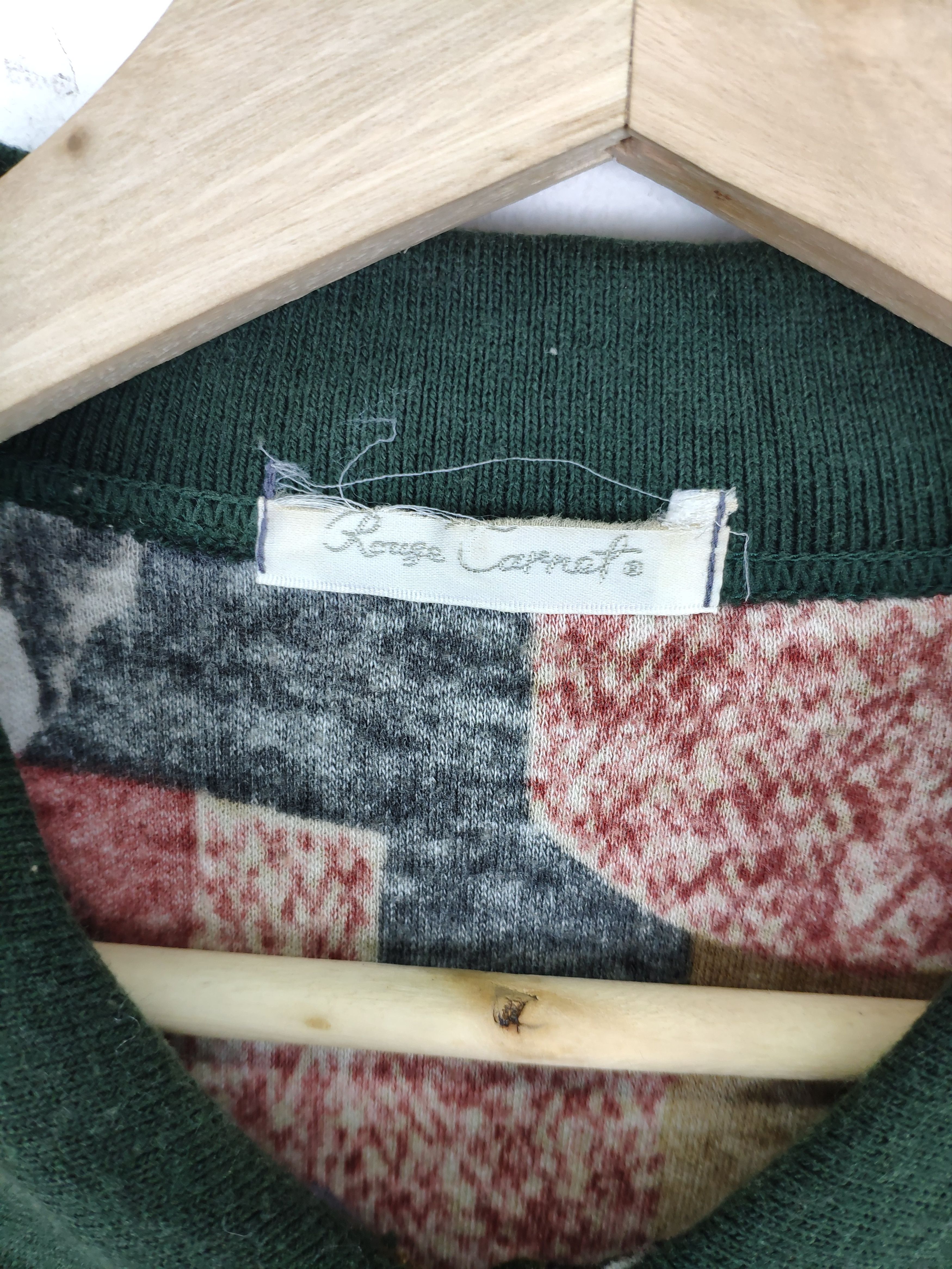 Japanese Brand × Vintage Vintage Polo Shirt Long Sleeve Art Motif Size M / US 6-8 / IT 42-44 - 3 Thumbnail