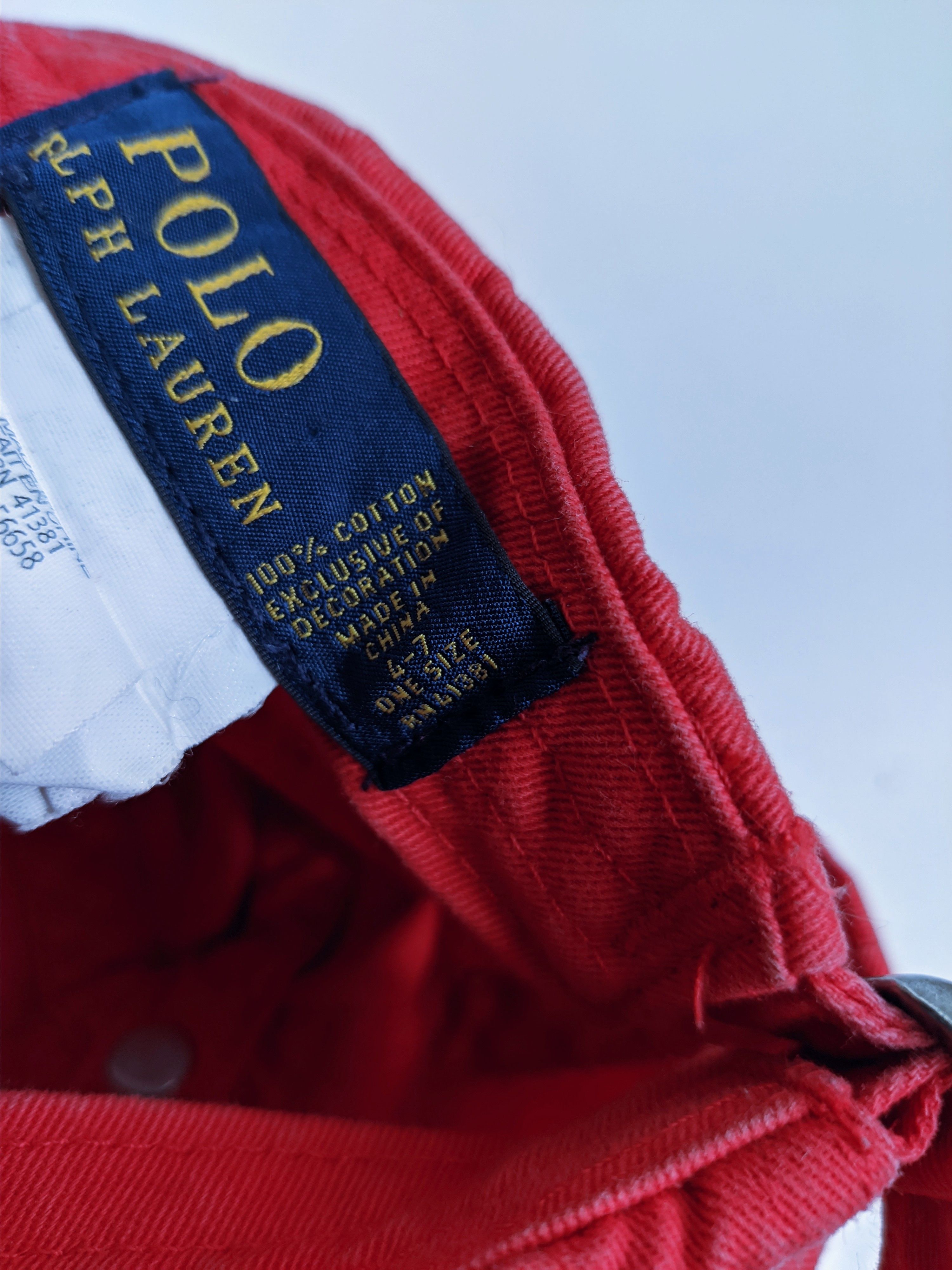 Polo Ralph Lauren polo ralph lauren cap red hat kids Size ONE SIZE - 5 Thumbnail