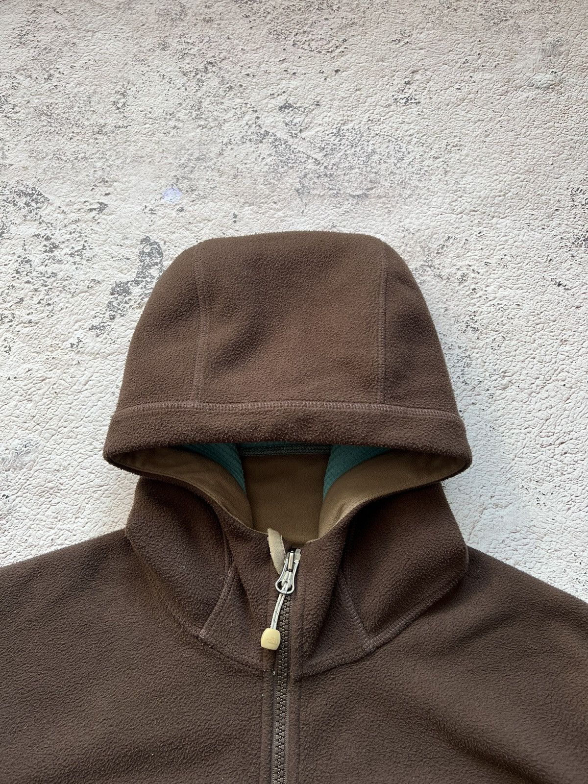 The North Face × Vintage 🤎 Vintage The North Face Brown Fleece Hoodie Jacket Size L / US 10 / IT 46 - 7 Thumbnail