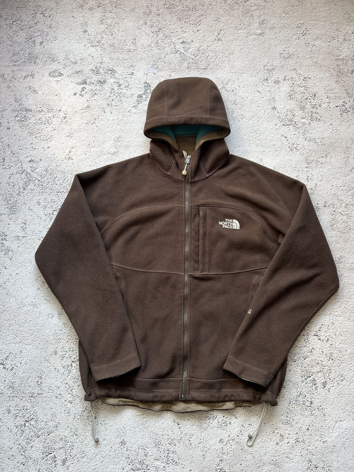 The North Face × Vintage 🤎 Vintage The North Face Brown Fleece Hoodie Jacket Size L / US 10 / IT 46 - 2 Thumbnail