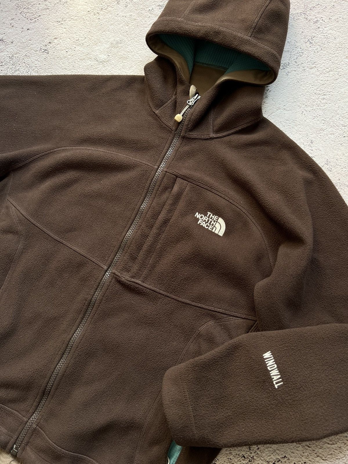 The North Face × Vintage 🤎 Vintage The North Face Brown Fleece Hoodie Jacket Size L / US 10 / IT 46 - 1 Thumbnail