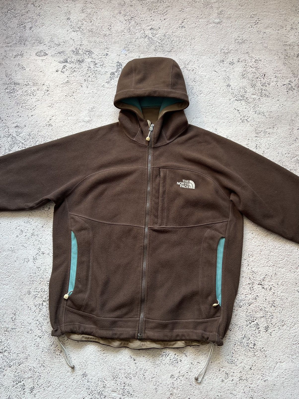The North Face × Vintage 🤎 Vintage The North Face Brown Fleece Hoodie Jacket Size L / US 10 / IT 46 - 3 Thumbnail
