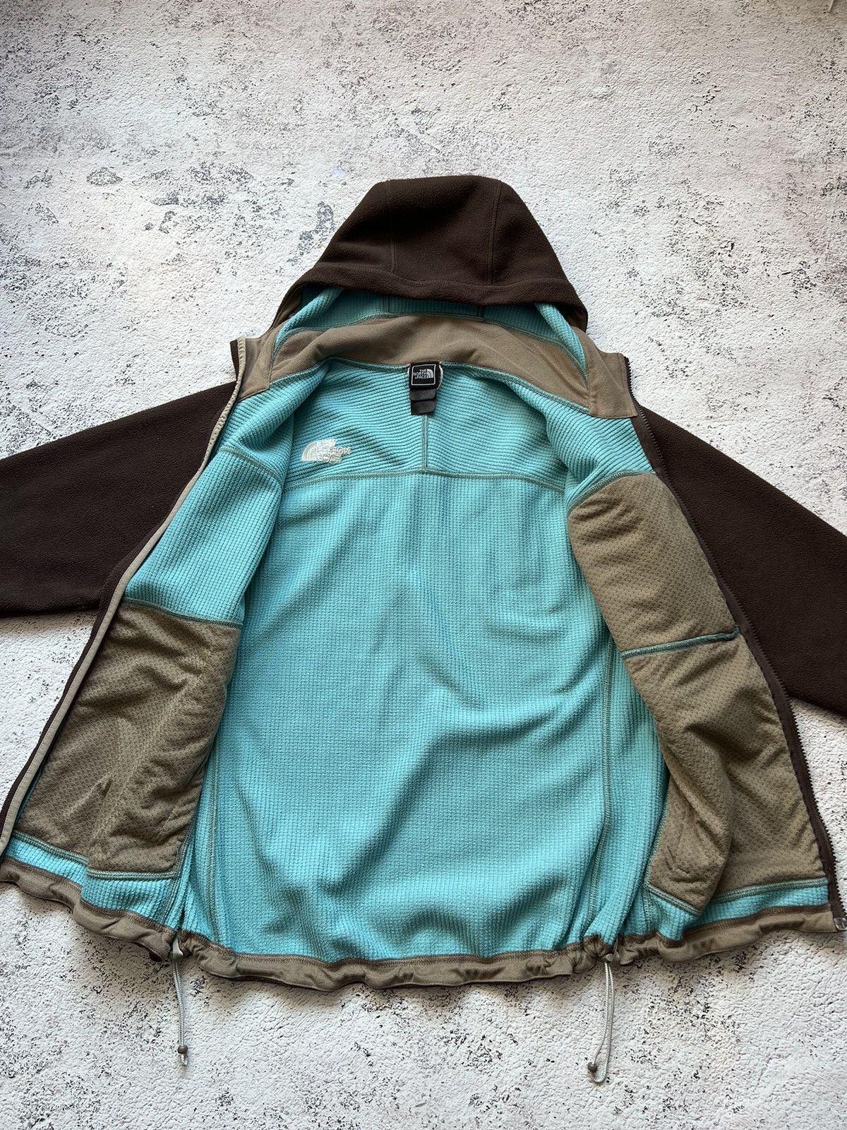 The North Face × Vintage 🤎 Vintage The North Face Brown Fleece Hoodie Jacket Size L / US 10 / IT 46 - 9 Thumbnail