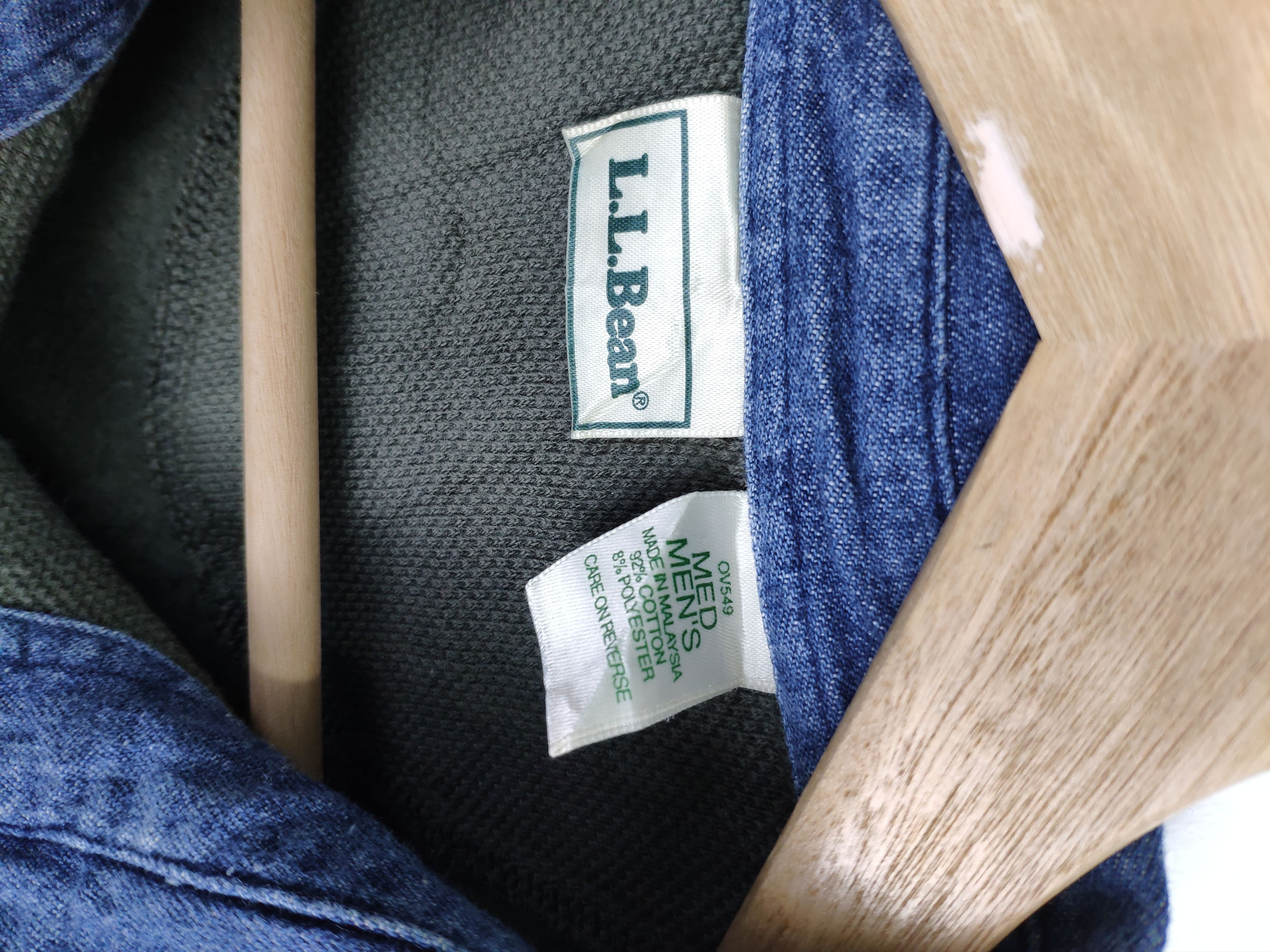 L.L. Bean × Vintage Steal 💥 Vintage LL Bean Polo Shirt Long Sleeve Size US M / EU 48-50 / 2 - 6 Thumbnail