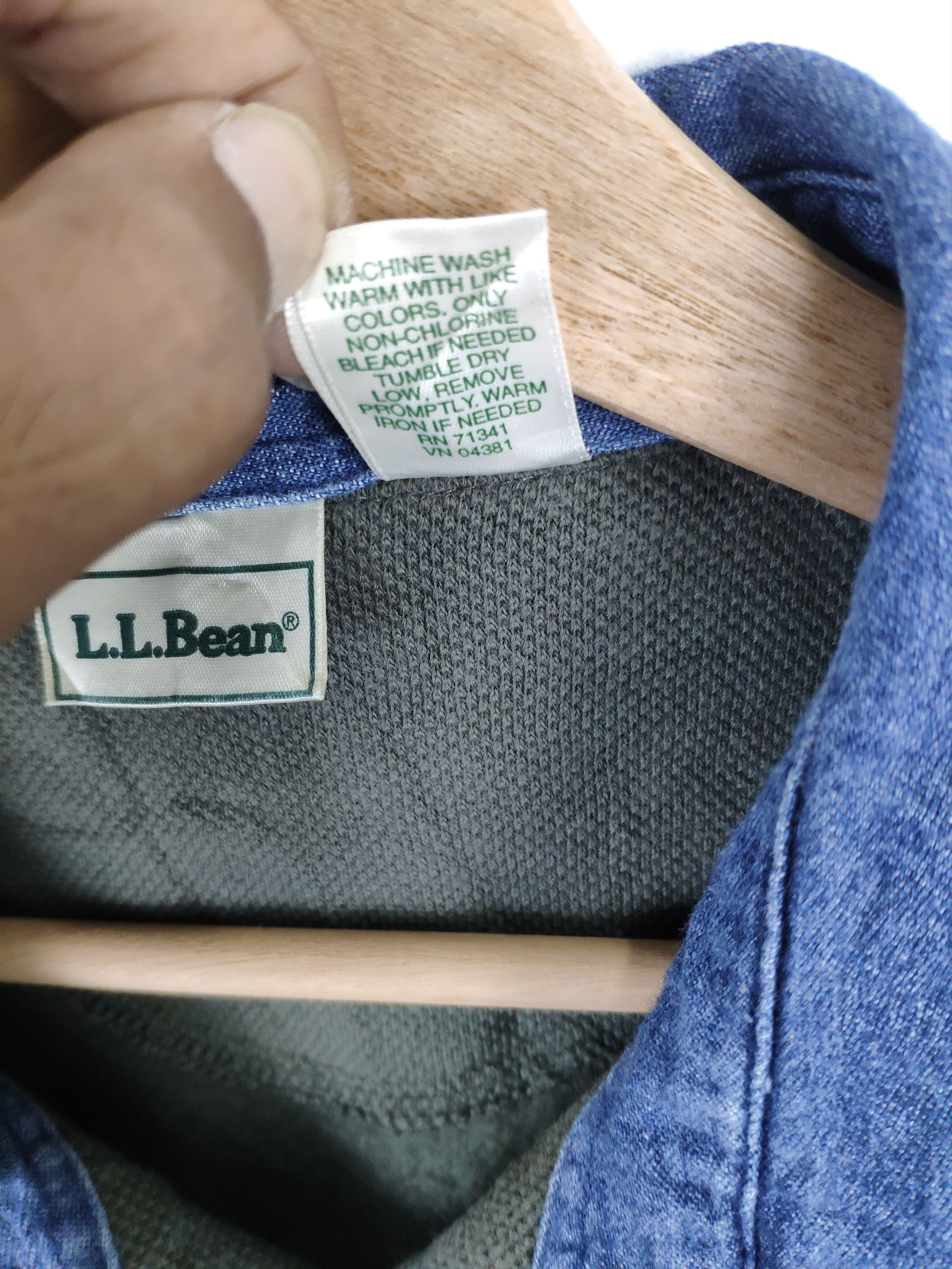 L.L. Bean × Vintage Steal 💥 Vintage LL Bean Polo Shirt Long Sleeve Size US M / EU 48-50 / 2 - 7 Thumbnail