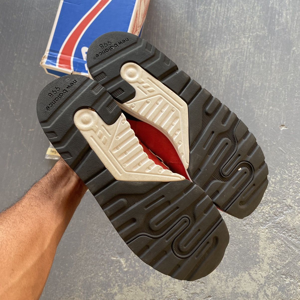 New Balance New Balance 998 M998 Red Size US 8.5 / EU 41-42 - 5 Thumbnail