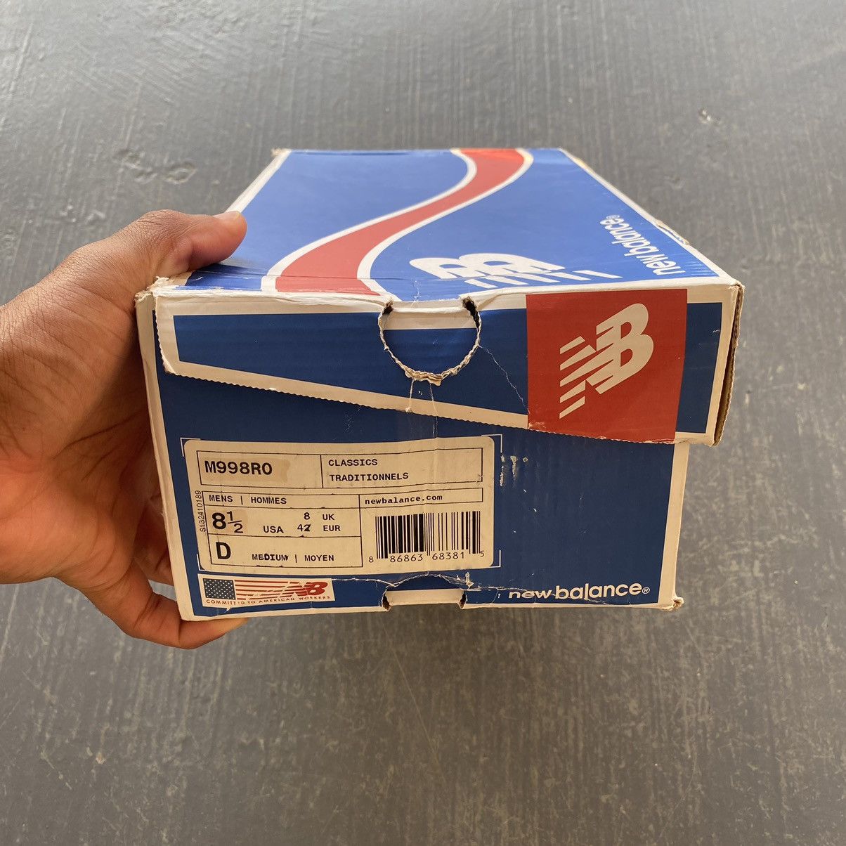 New Balance New Balance 998 M998 Red Size US 8.5 / EU 41-42 - 6 Thumbnail