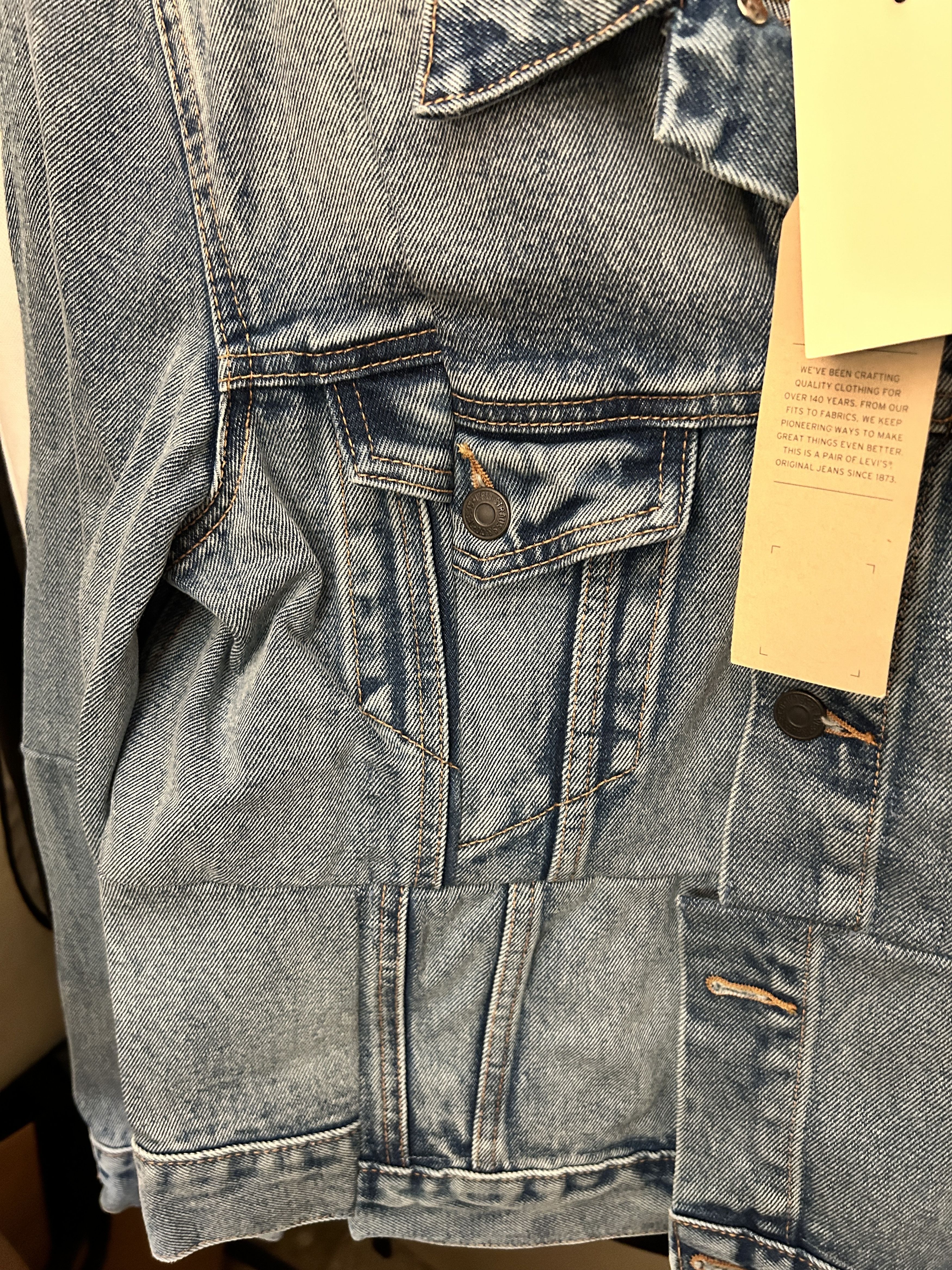 Levi's × Vetements Blue denim jacket reworked trucker deconstructed Size US S / EU 44-46 / 1 - 6 Thumbnail