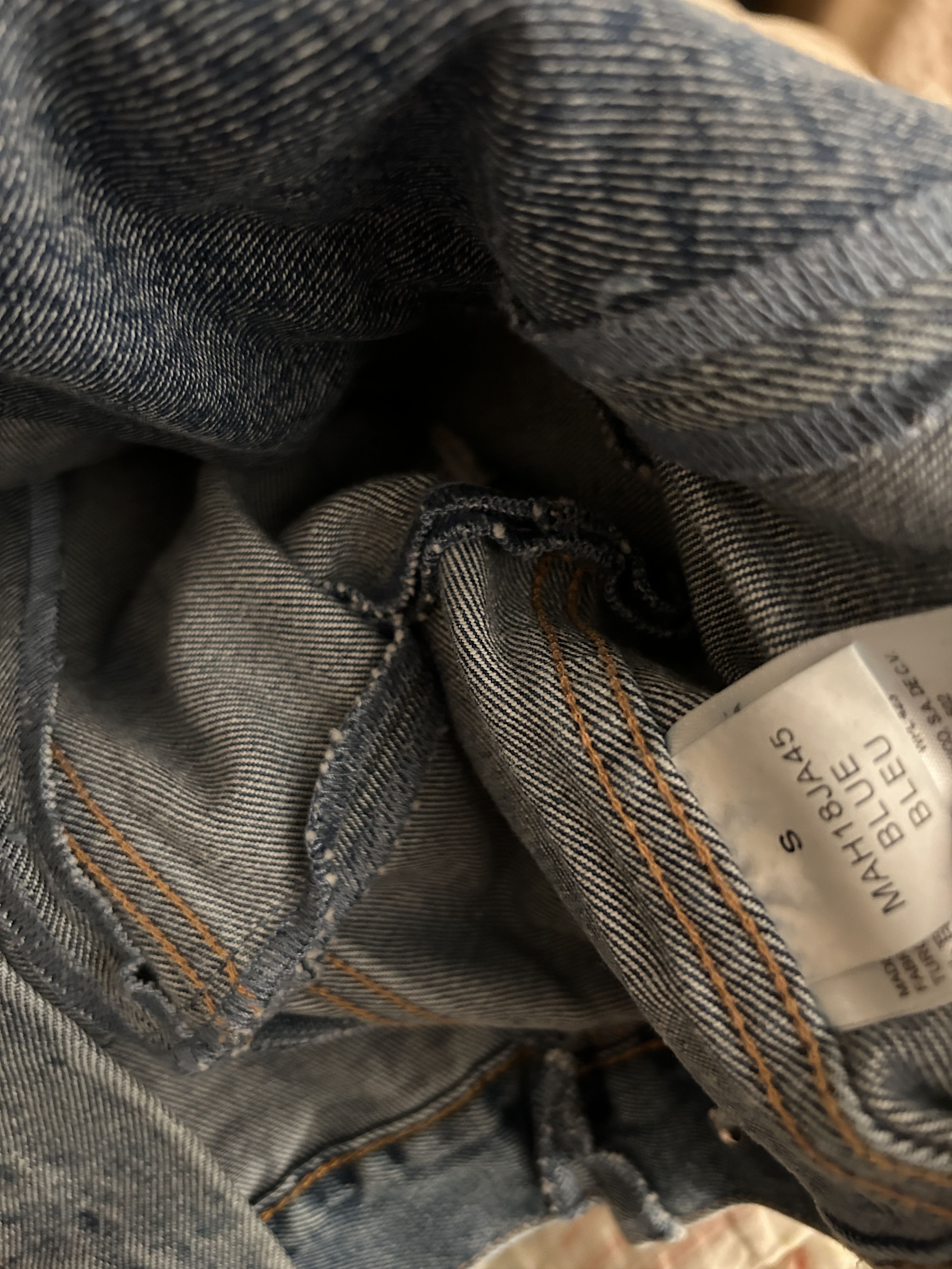 Levi's × Vetements Blue denim jacket reworked trucker deconstructed Size US S / EU 44-46 / 1 - 12 Thumbnail