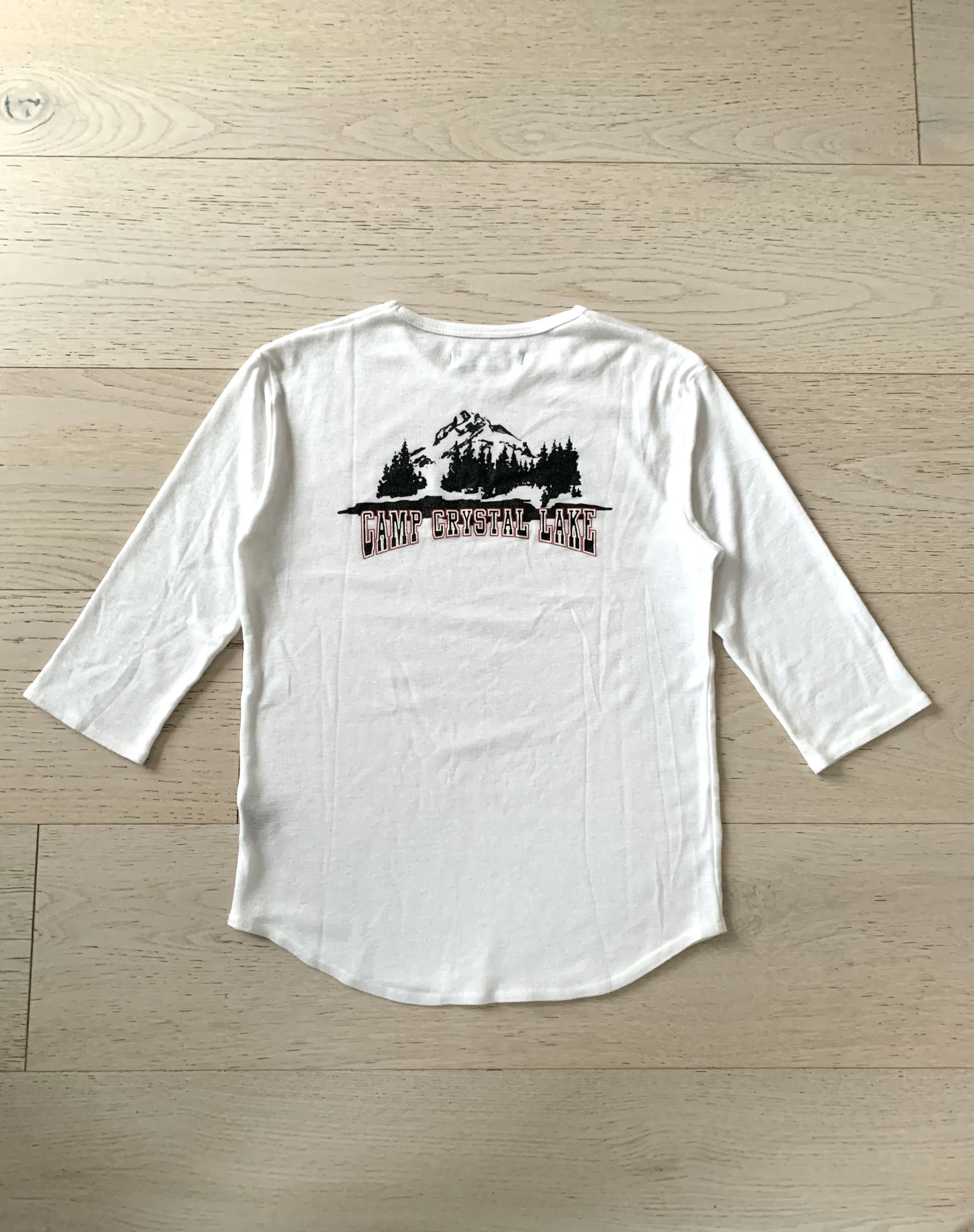 image of Raf Simons Ss00 “Summa Cum Laude” Camp Crystal Lake Tee in White, Men's (Size Medium)
