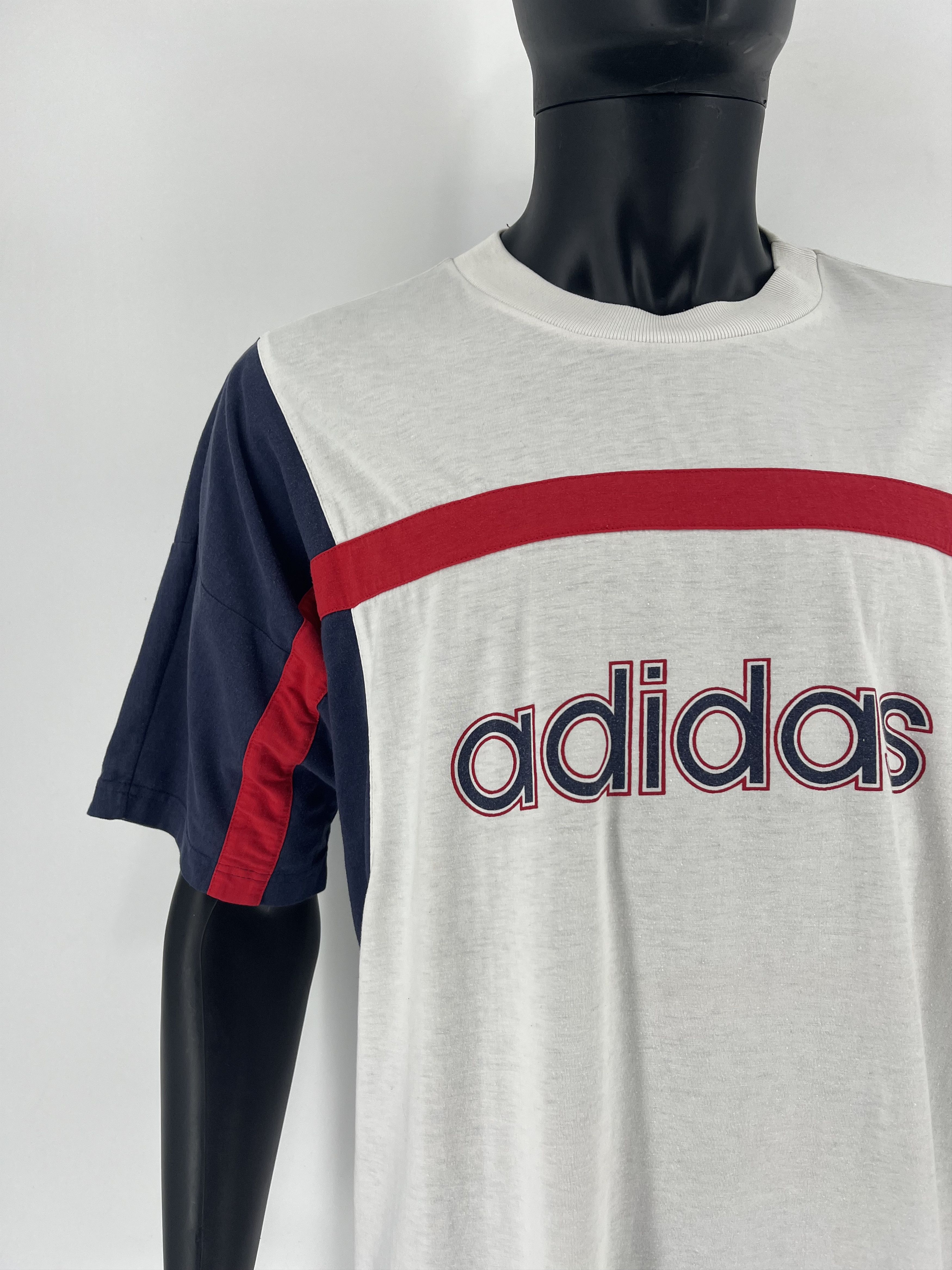 Adidas × Vintage Adidas vintage T-Shirts big logo Size US XL / EU 56 / 4 - 5 Thumbnail