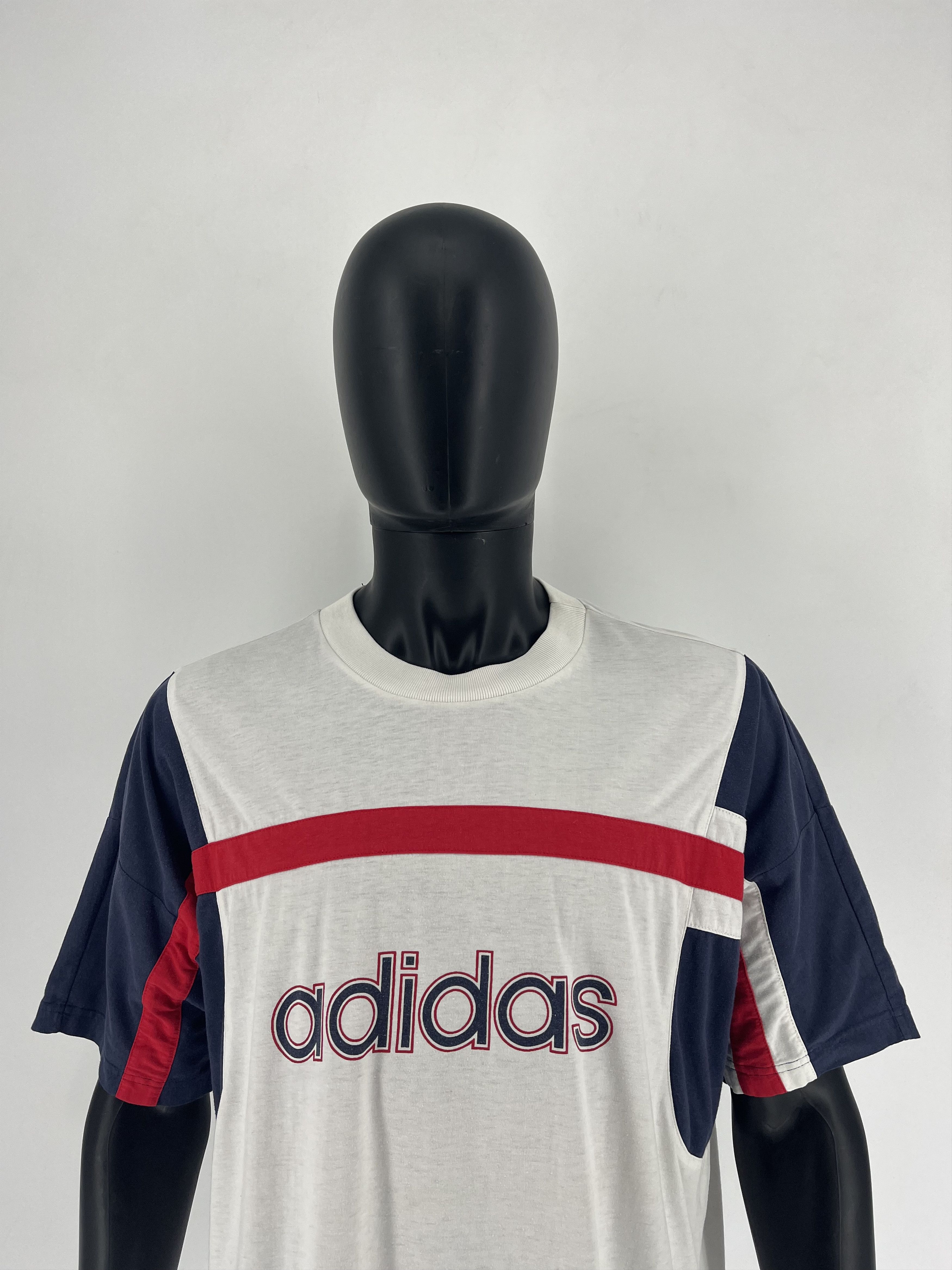 Adidas × Vintage Adidas vintage T-Shirts big logo Size US XL / EU 56 / 4 - 1 Thumbnail
