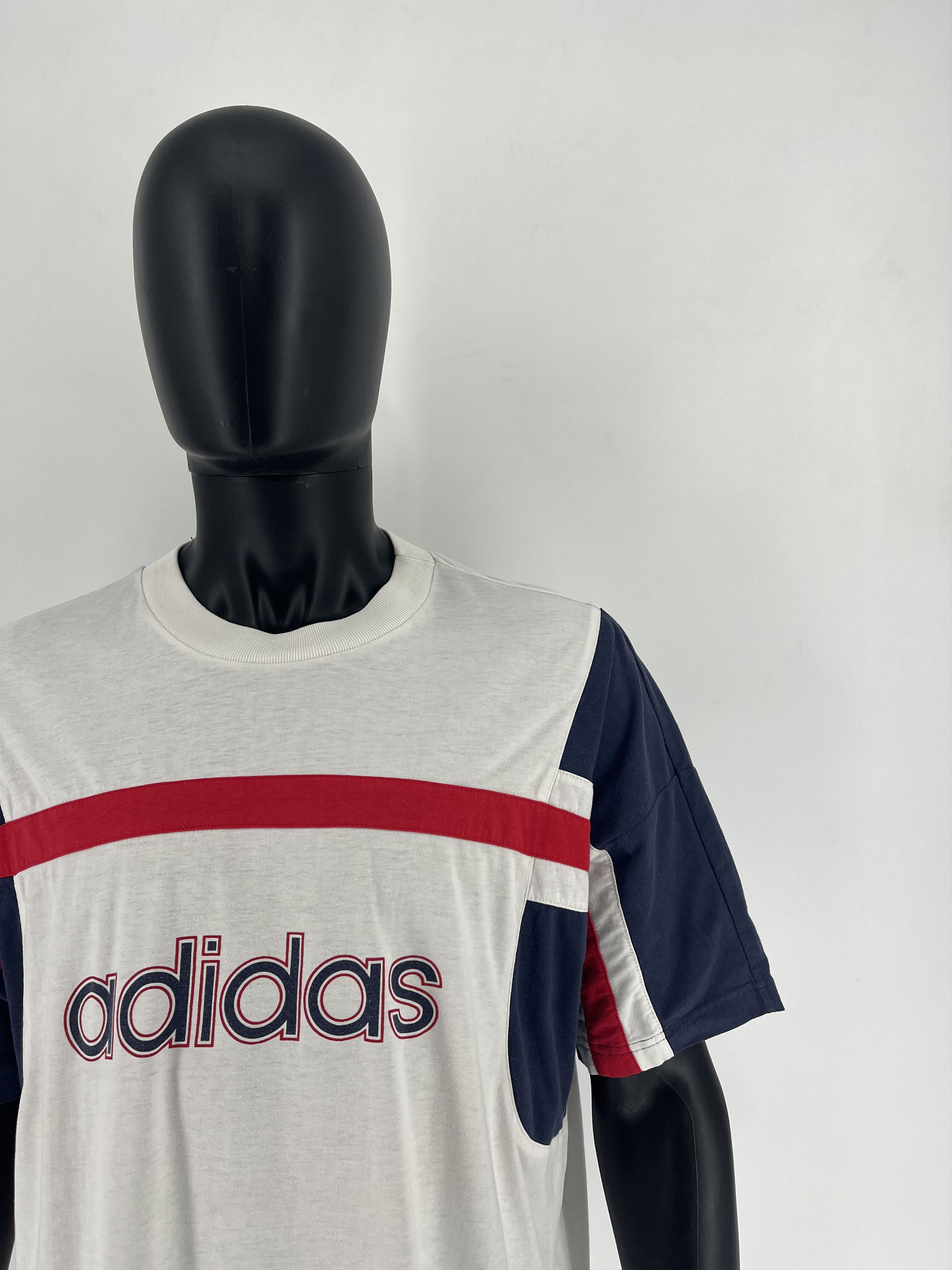 Adidas × Vintage Adidas vintage T-Shirts big logo Size US XL / EU 56 / 4 - 4 Thumbnail