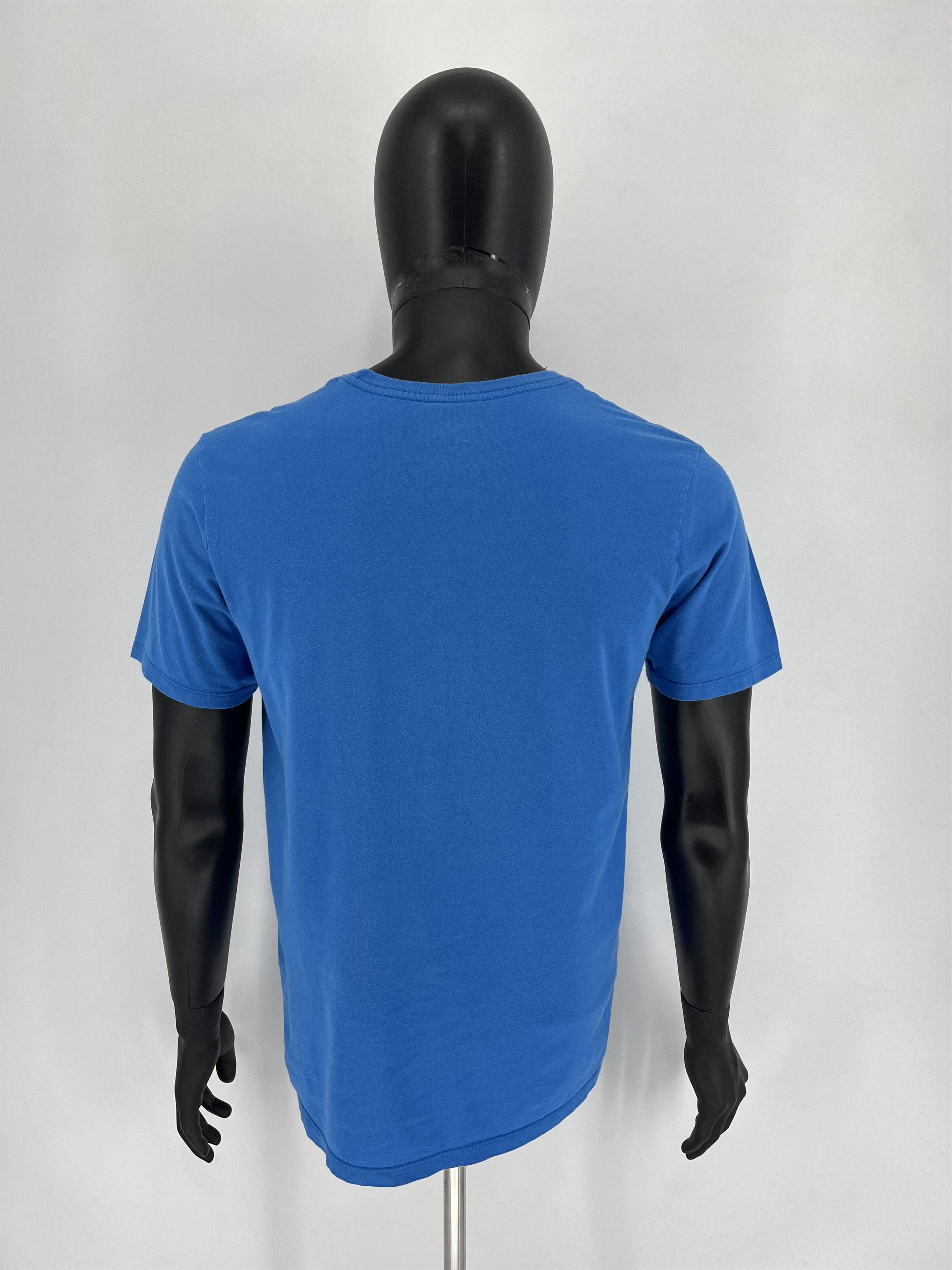 Nike × Vintage Vintage Y2K Nike Big Swoosh blue T-Shirt Size US M / EU 48-50 / 2 - 7 Thumbnail