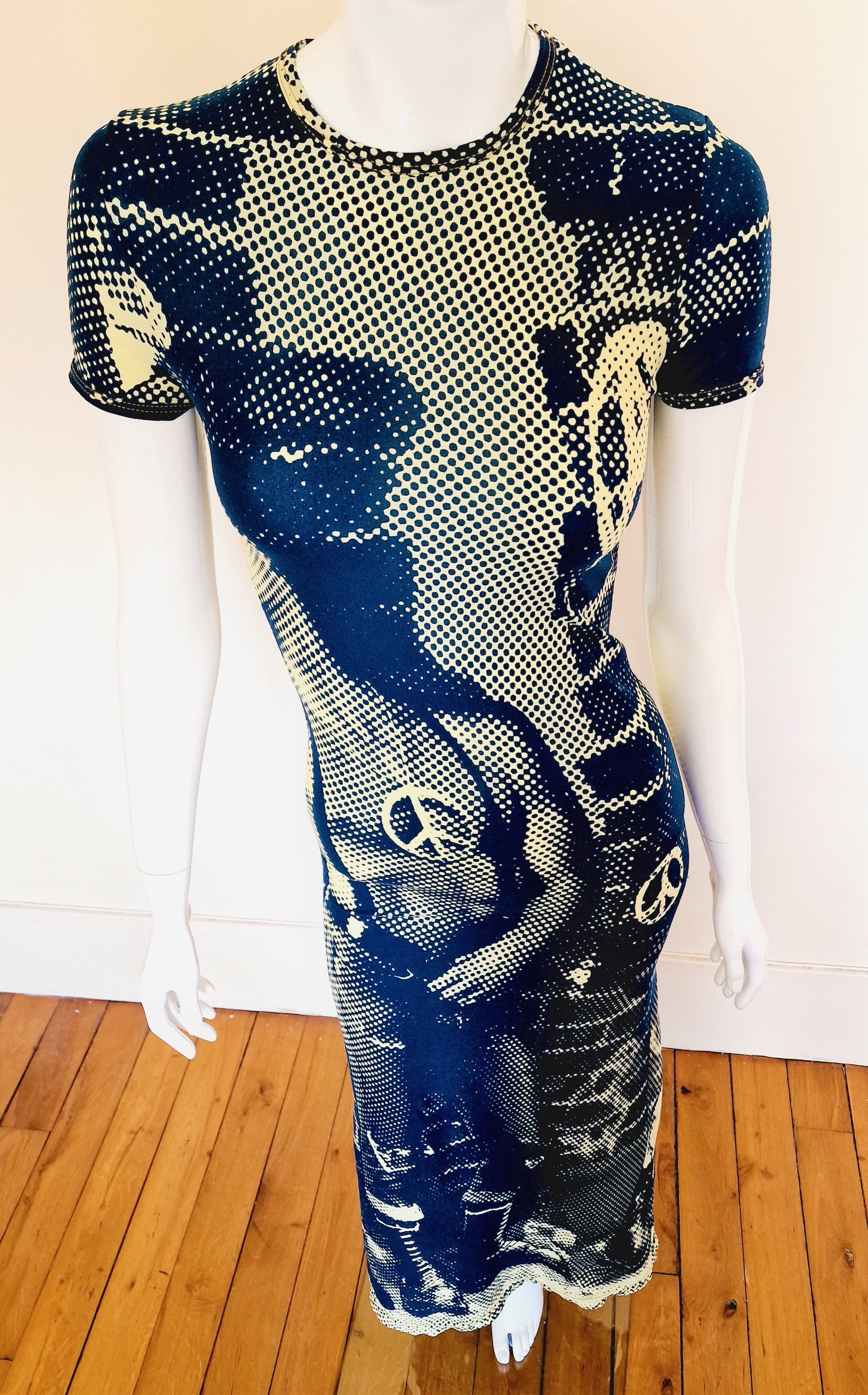 Jean Paul Gaultier Jean Paul Gaultier Punk Fight Against Racism 1997 Dress Size S / US 4 / IT 40 - 8 Thumbnail