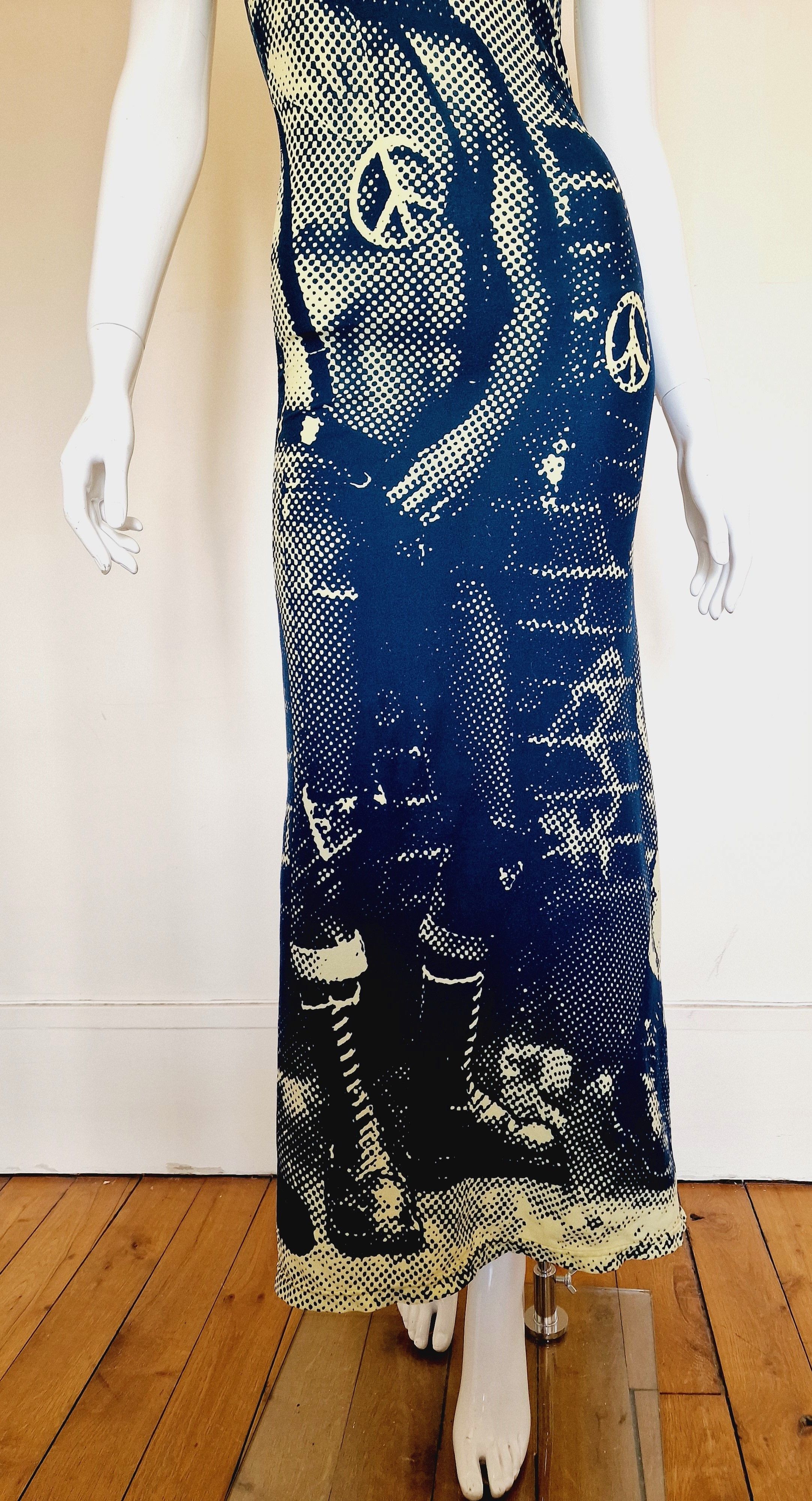 Jean Paul Gaultier Jean Paul Gaultier Punk Fight Against Racism 1997 Dress Size S / US 4 / IT 40 - 5 Thumbnail