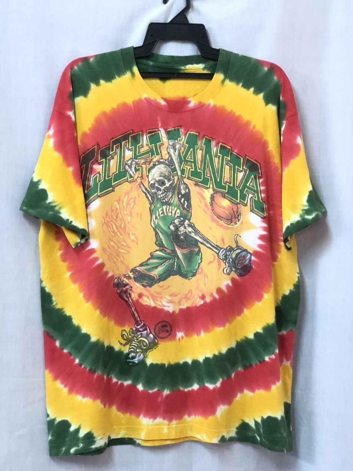 Vintage Vintage 90s Grateful Dead 1996 Lithuanian Basketball Team | Grailed