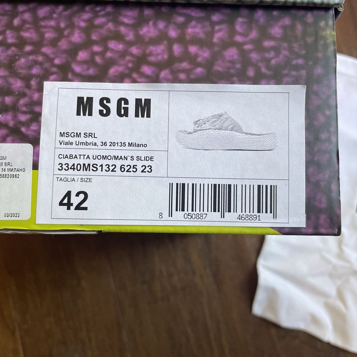 Acupuncture Msgm/Acupuncture Shearling lined slides $270 Size US 9.5 / EU 42-43 - 8 Thumbnail