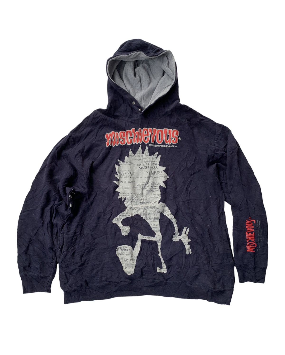 image of Hysteric Glamour x If Six Was Nine 1990’S Mischievous Skunk Hoodies in Navy, Men's (Size XL)