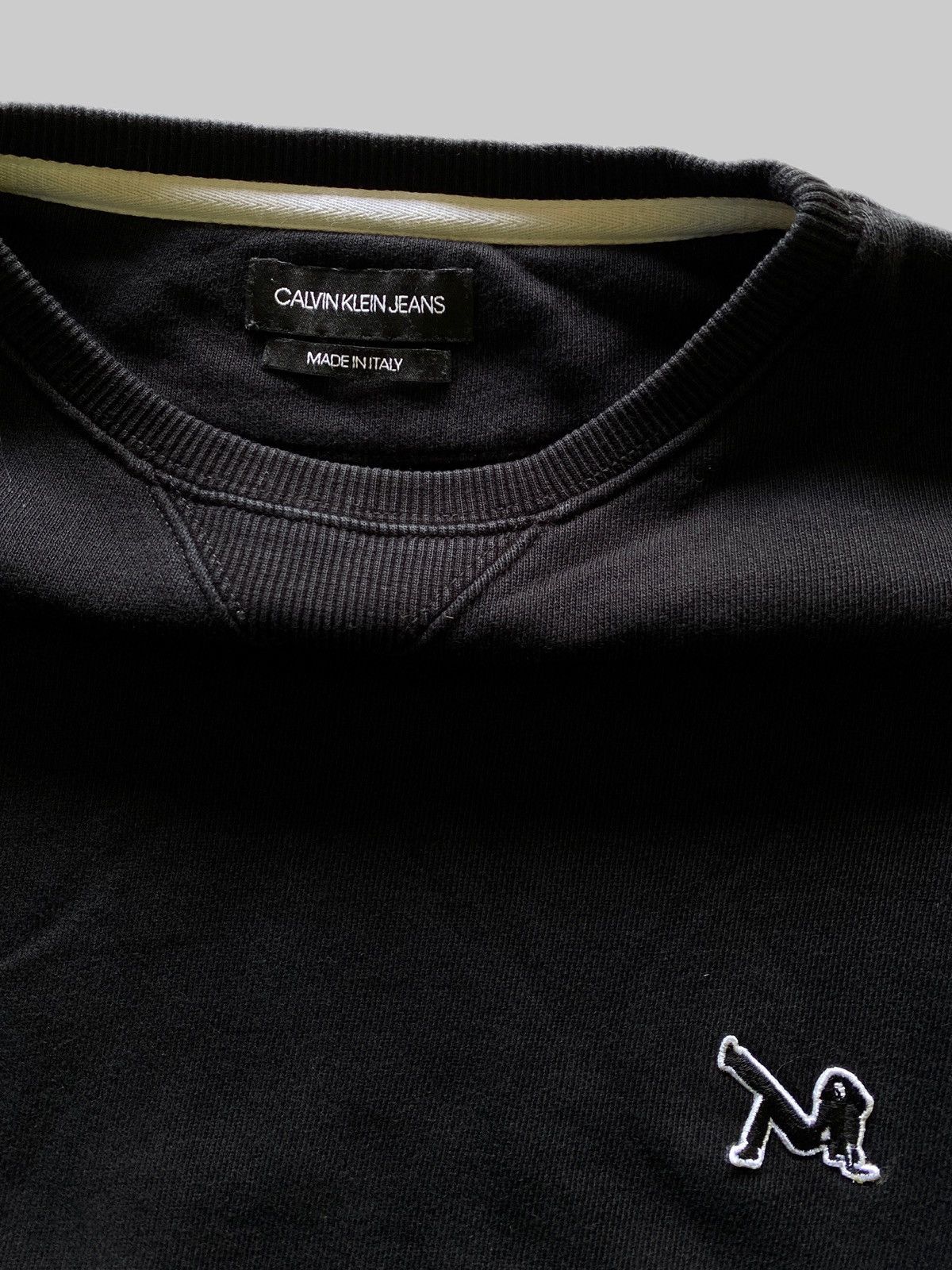 Calvin Klein 205W39NYC 2017 Raf Simons Era Brooke Shields Patch Boxy Sweatshirt Size US L / EU 52-54 / 3 - 3 Thumbnail