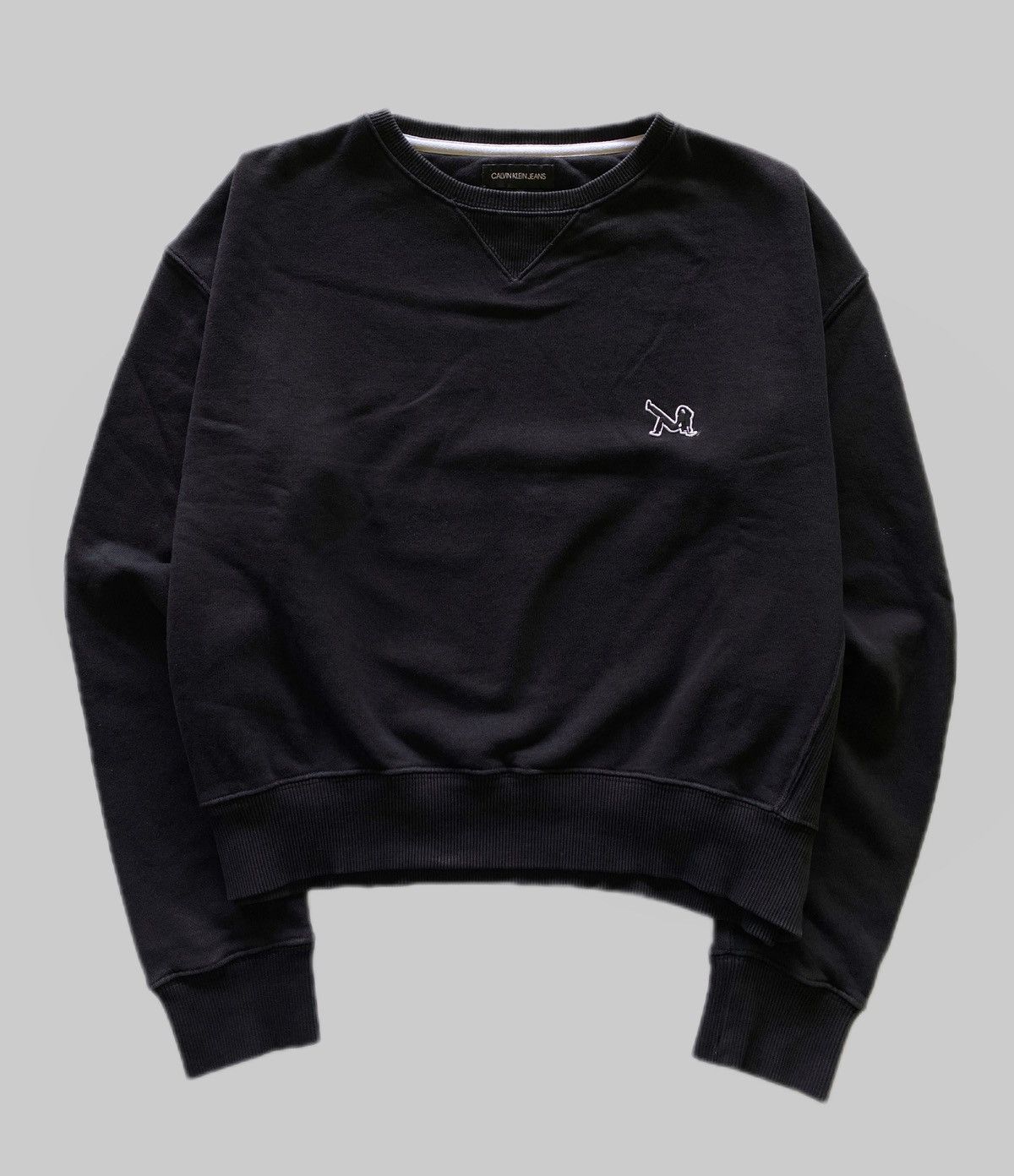 Calvin Klein 205W39NYC 2017 Raf Simons Era Brooke Shields Patch Boxy Sweatshirt Size US L / EU 52-54 / 3 - 1 Thumbnail