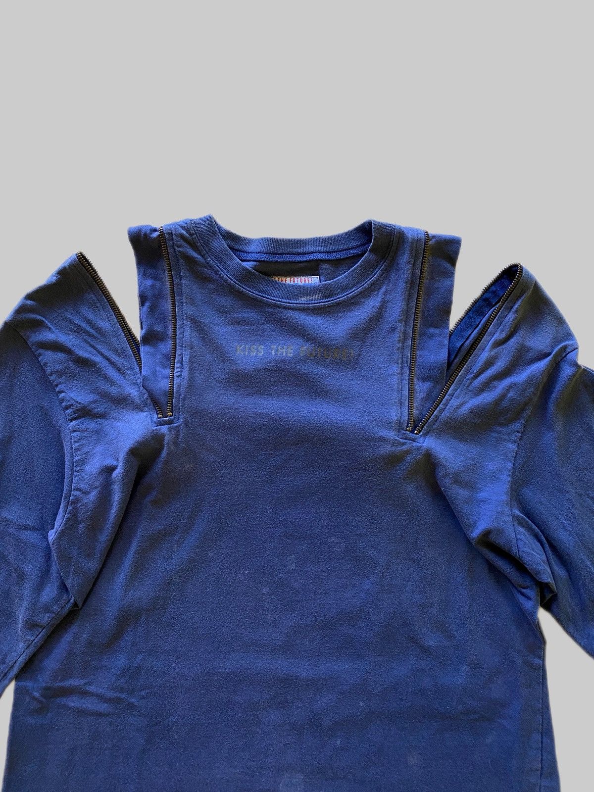 W&LT Vintage W&LT Faded Bondage Zipper Shirt Size US M / EU 48-50 / 2 - 6 Thumbnail