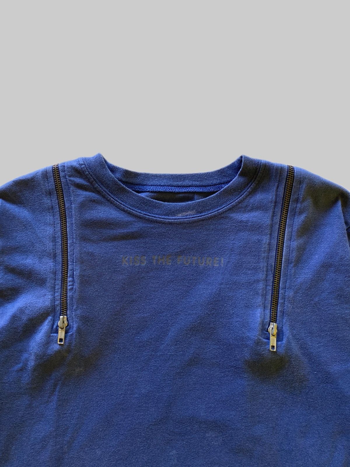 W&LT Vintage W&LT Faded Bondage Zipper Shirt Size US M / EU 48-50 / 2 - 2 Thumbnail