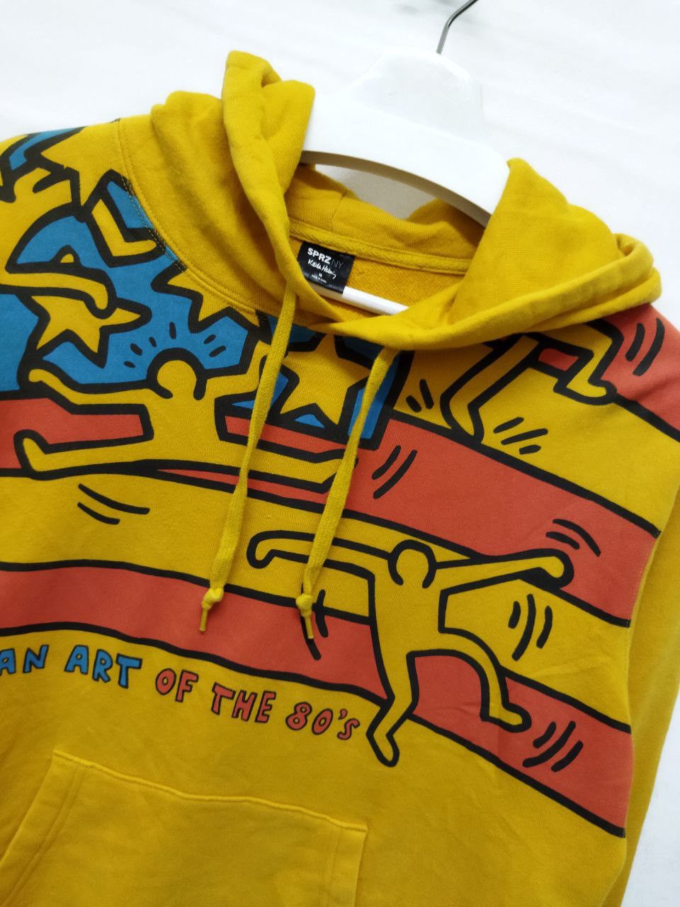 Keith Haring Vintage KEITH HARING American Art Hoodie - Size M Size US M / EU 48-50 / 2 - 4 Thumbnail