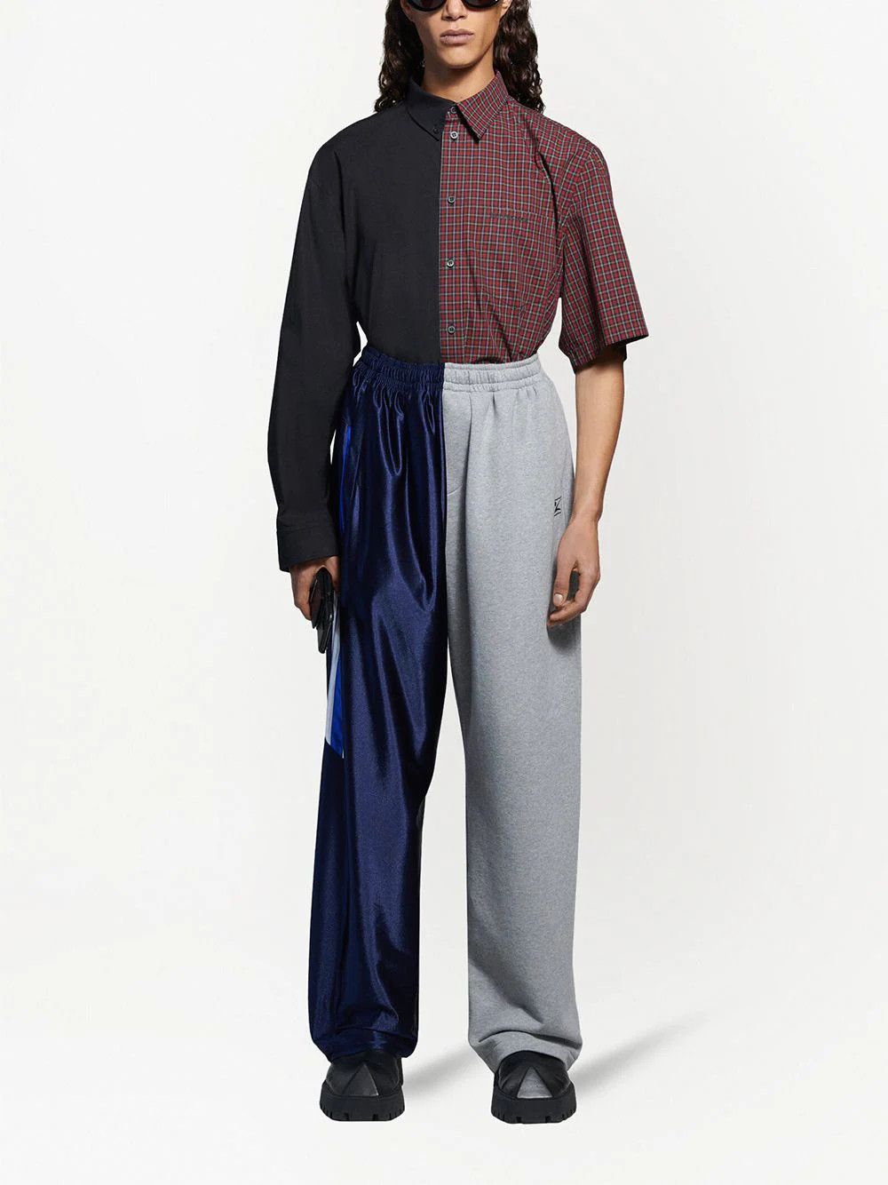 Balenciaga SS 21 50/50 Wide Fit Track Pants Size US 30 / EU 46 - 2 Thumbnail
