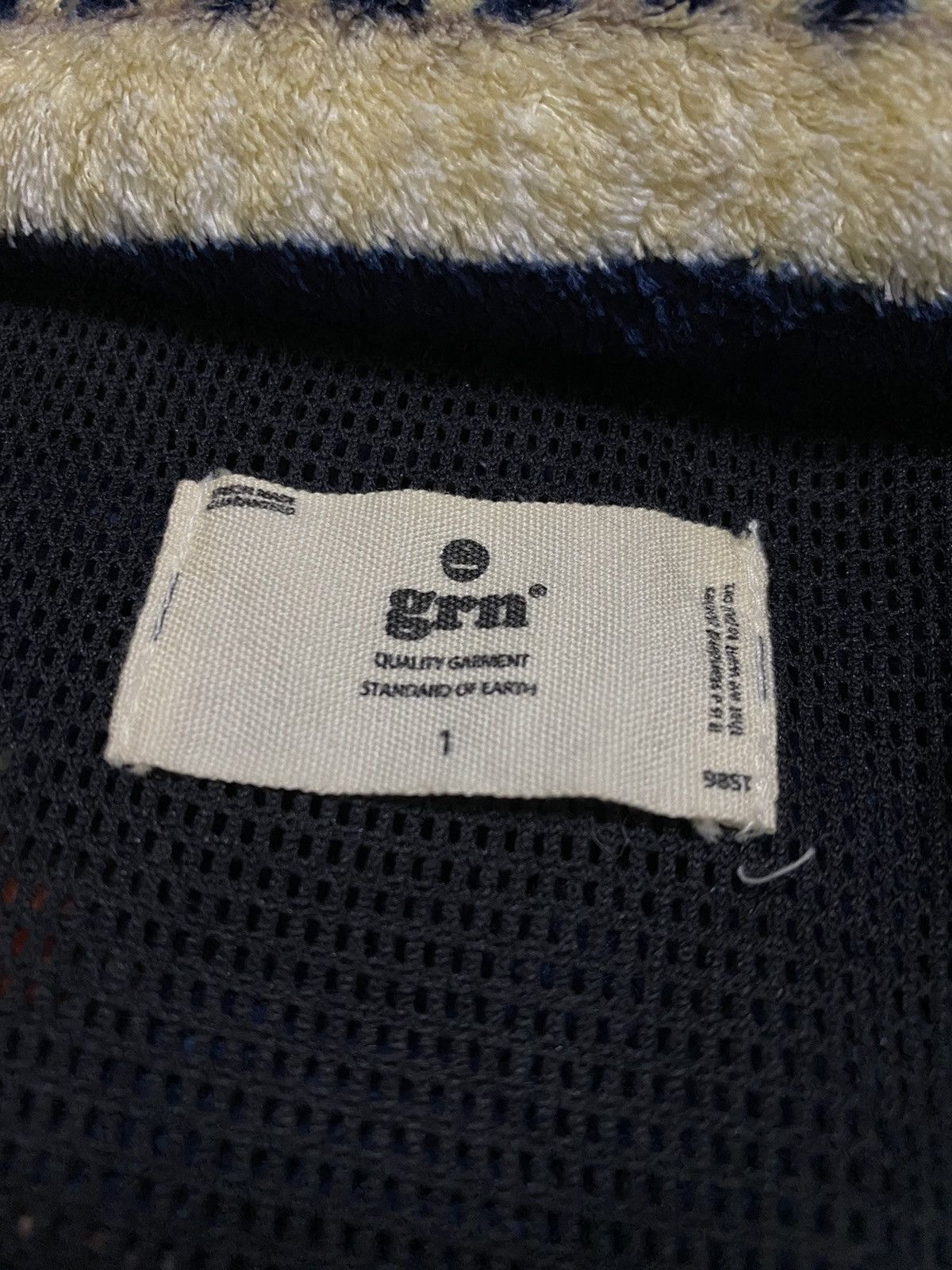 Japanese Brand Native Navajo Fleece Deep Pile Retro Jacket Size US S / EU 44-46 / 1 - 4 Thumbnail