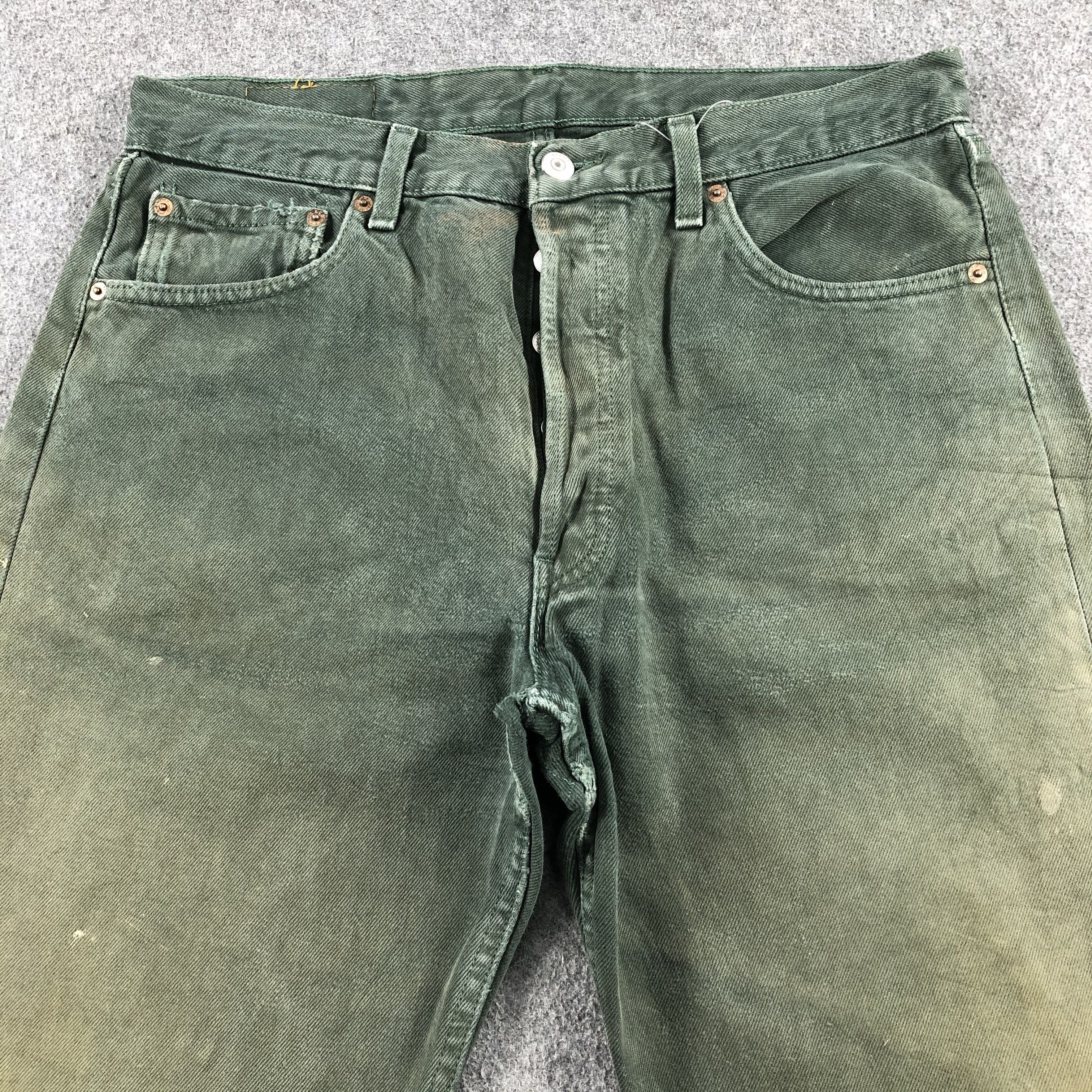 Levi's × Vintage 90s Vintage Levis 501 Jeans-J1413 Size US 34 / EU 50 - 3 Thumbnail