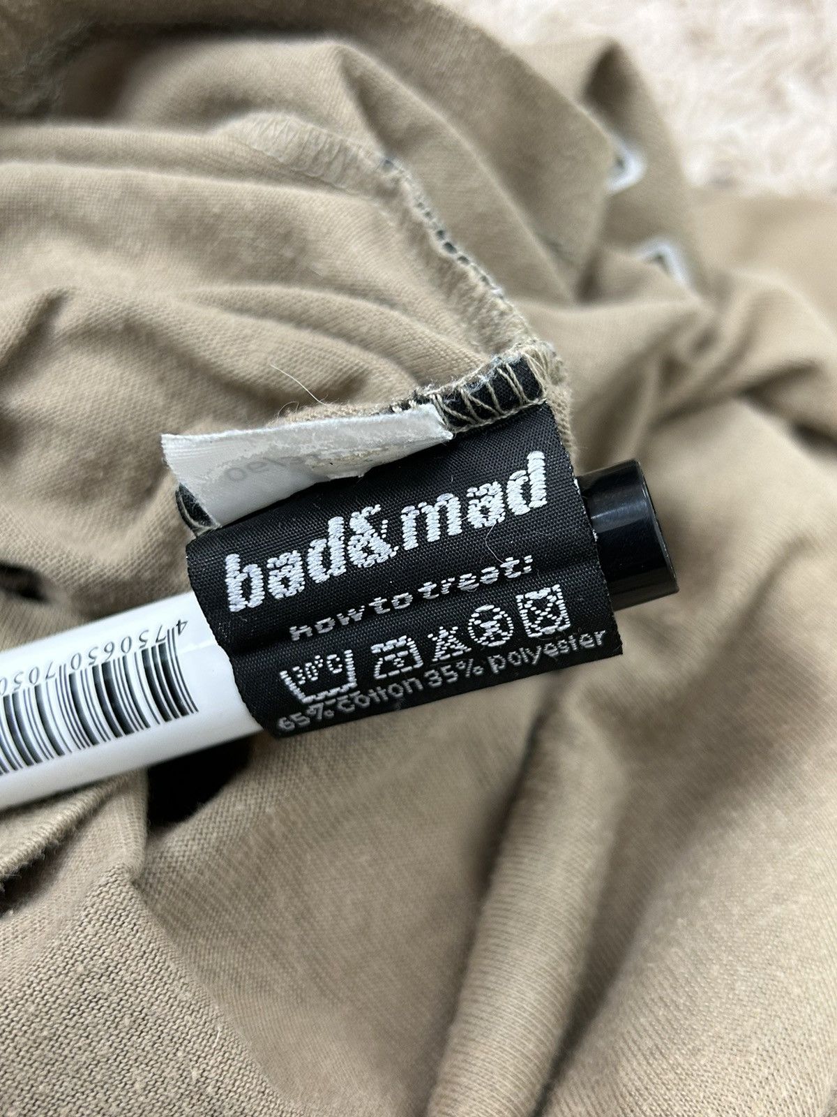 Vintage 00s Vintage Bad + Mad Skateboarding Y2K Design T-Shirt Size US M / EU 48-50 / 2 - 9 Thumbnail