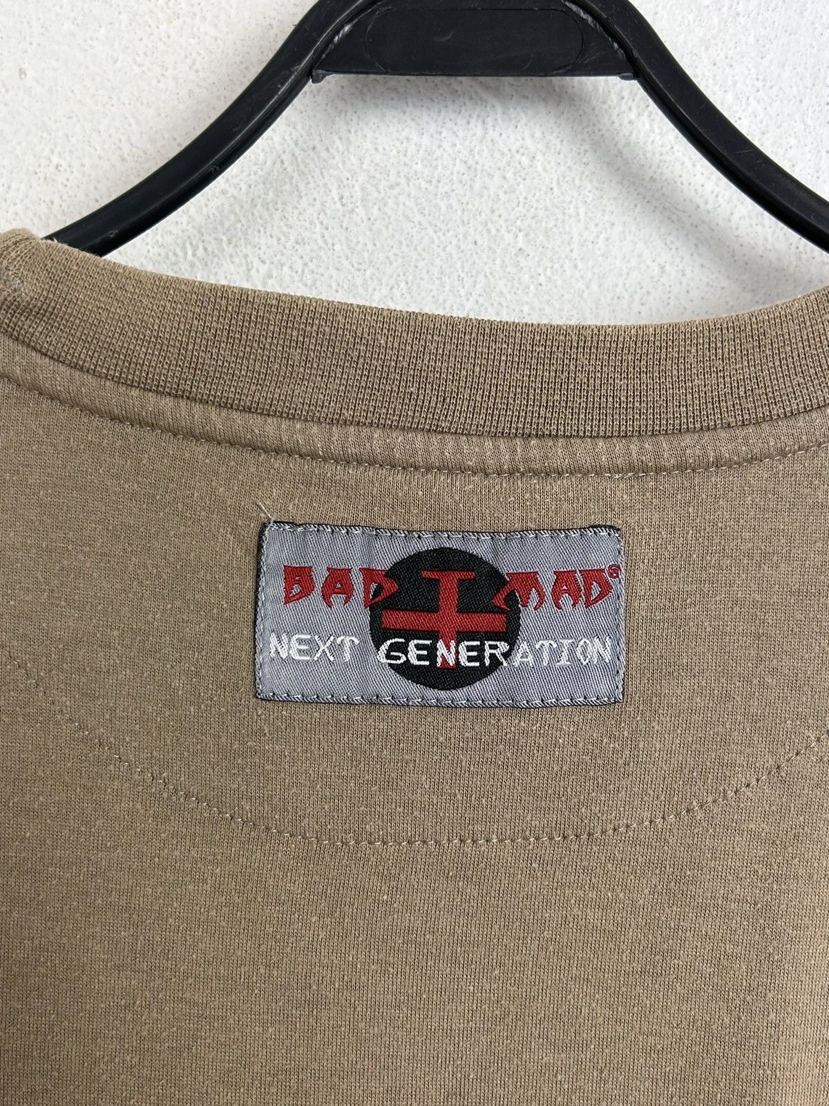 Vintage 00s Vintage Bad + Mad Skateboarding Y2K Design T-Shirt Size US M / EU 48-50 / 2 - 7 Thumbnail