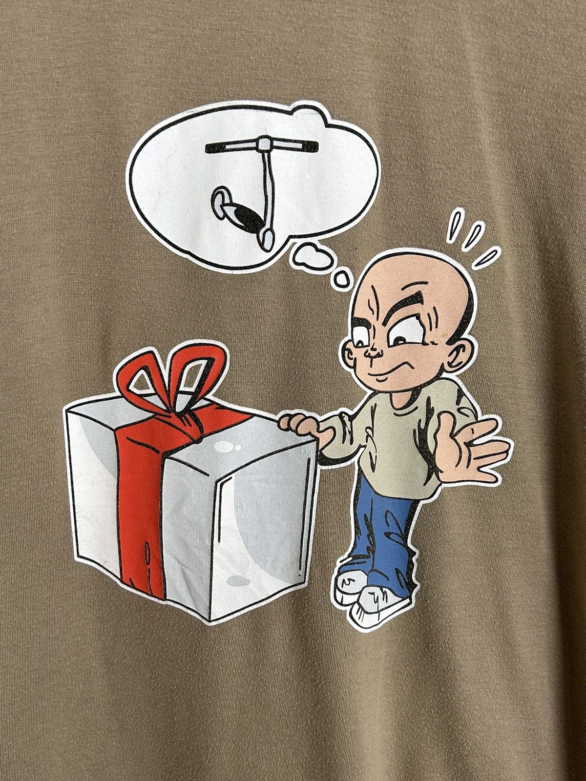Vintage 00s Vintage Bad + Mad Skateboarding Y2K Design T-Shirt Size US M / EU 48-50 / 2 - 2 Thumbnail