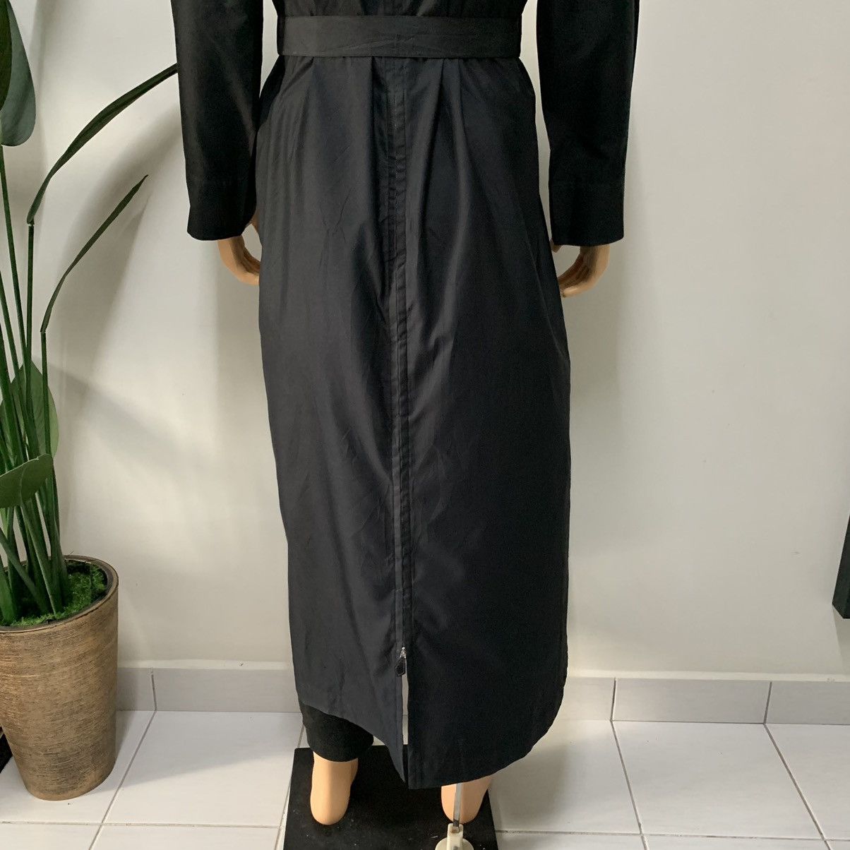 Hermes ARCHIVES🔥 80's Hermes Paris Silk Trench Coat #3931-136 Size M / US 6-8 / IT 42-44 - 17 Thumbnail