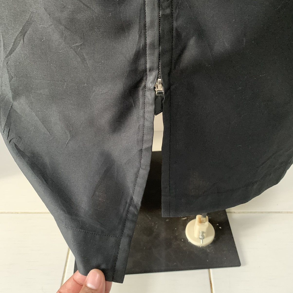 Hermes ARCHIVES🔥 80's Hermes Paris Silk Trench Coat #3931-136 Size M / US 6-8 / IT 42-44 - 18 Thumbnail