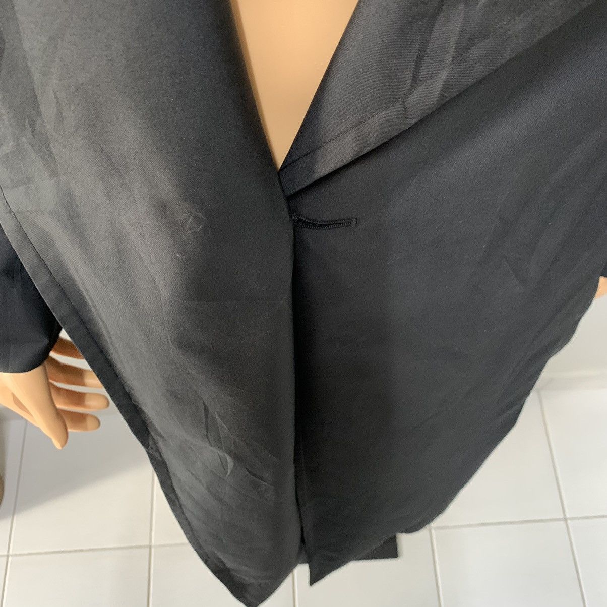Hermes ARCHIVES🔥 80's Hermes Paris Silk Trench Coat #3931-136 Size M / US 6-8 / IT 42-44 - 7 Thumbnail