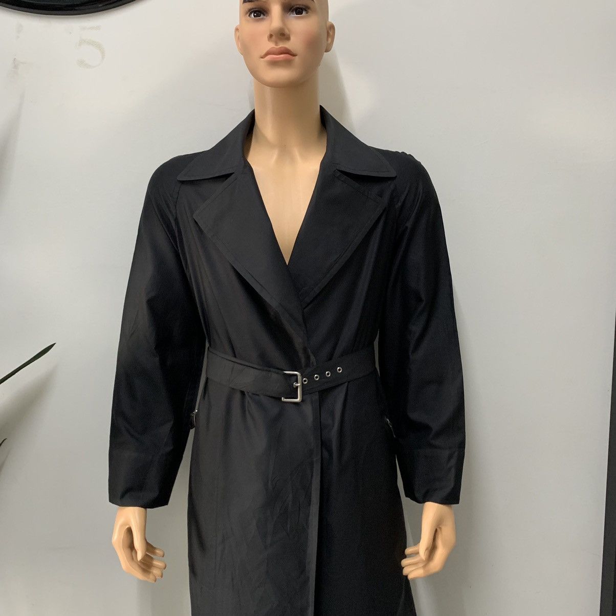 Hermes ARCHIVES🔥 80's Hermes Paris Silk Trench Coat #3931-136 Size M / US 6-8 / IT 42-44 - 2 Thumbnail