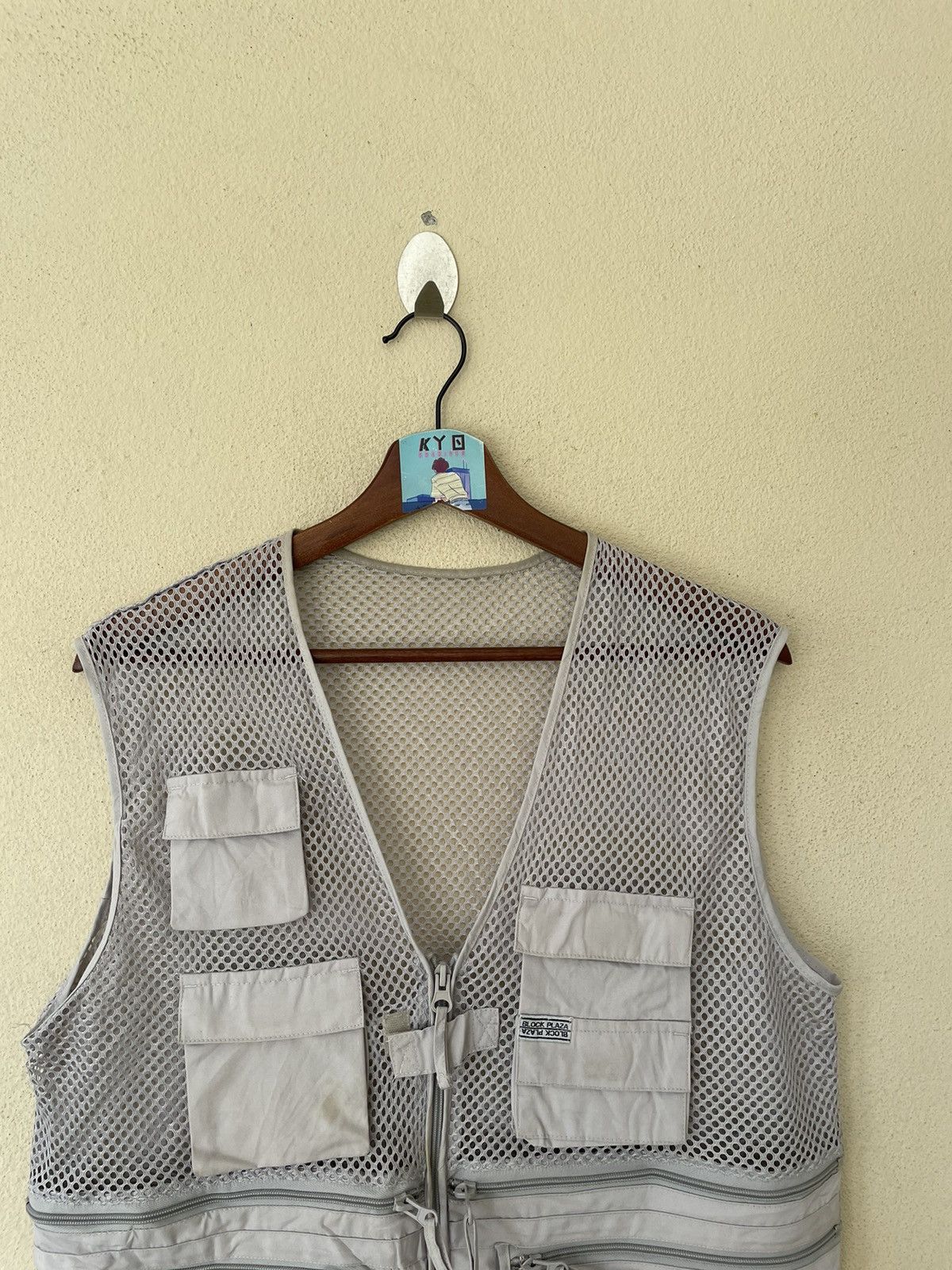 Japanese Brand × Vintage VINTAGE JAPANESE FISHNET VEST Size US M / EU 48-50 / 2 - 3 Thumbnail