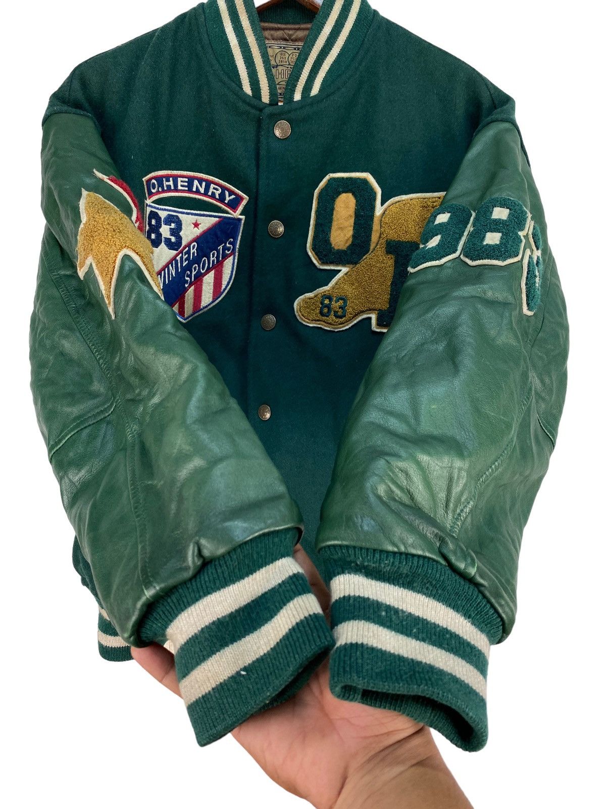 Vintage Vintage O,Henry 83 Baseball Varsity Jacket Size US M / EU 48-50 / 2 - 6 Thumbnail