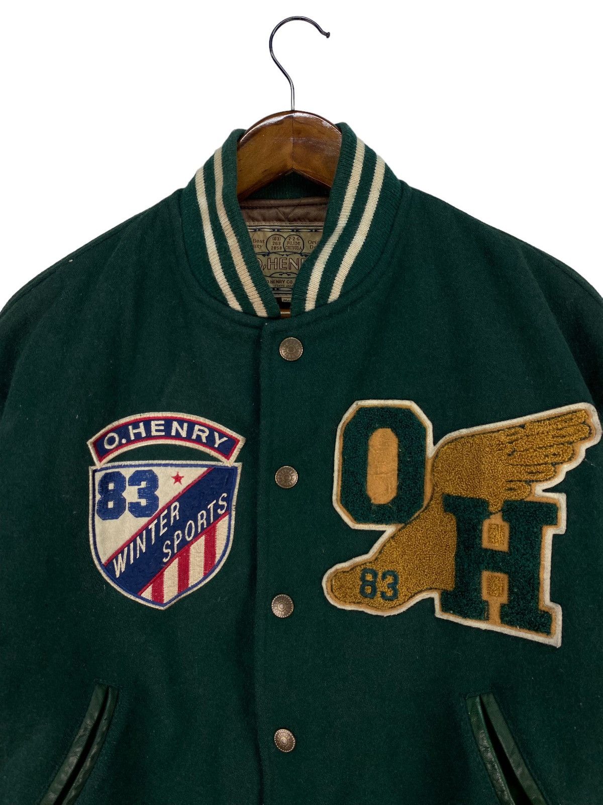 Vintage Vintage O,Henry 83 Baseball Varsity Jacket Size US M / EU 48-50 / 2 - 4 Thumbnail