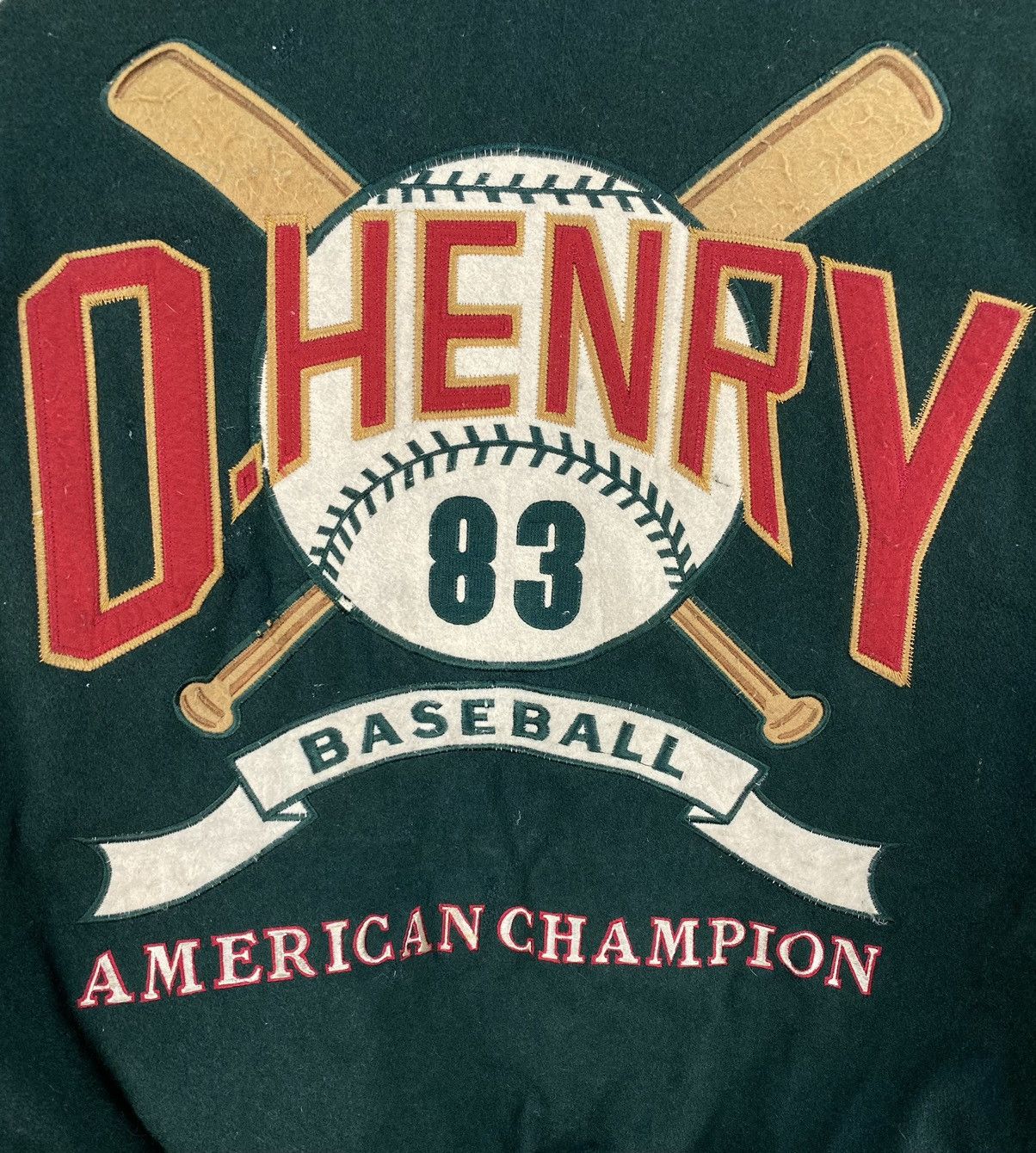 Vintage Vintage O,Henry 83 Baseball Varsity Jacket Size US M / EU 48-50 / 2 - 8 Thumbnail