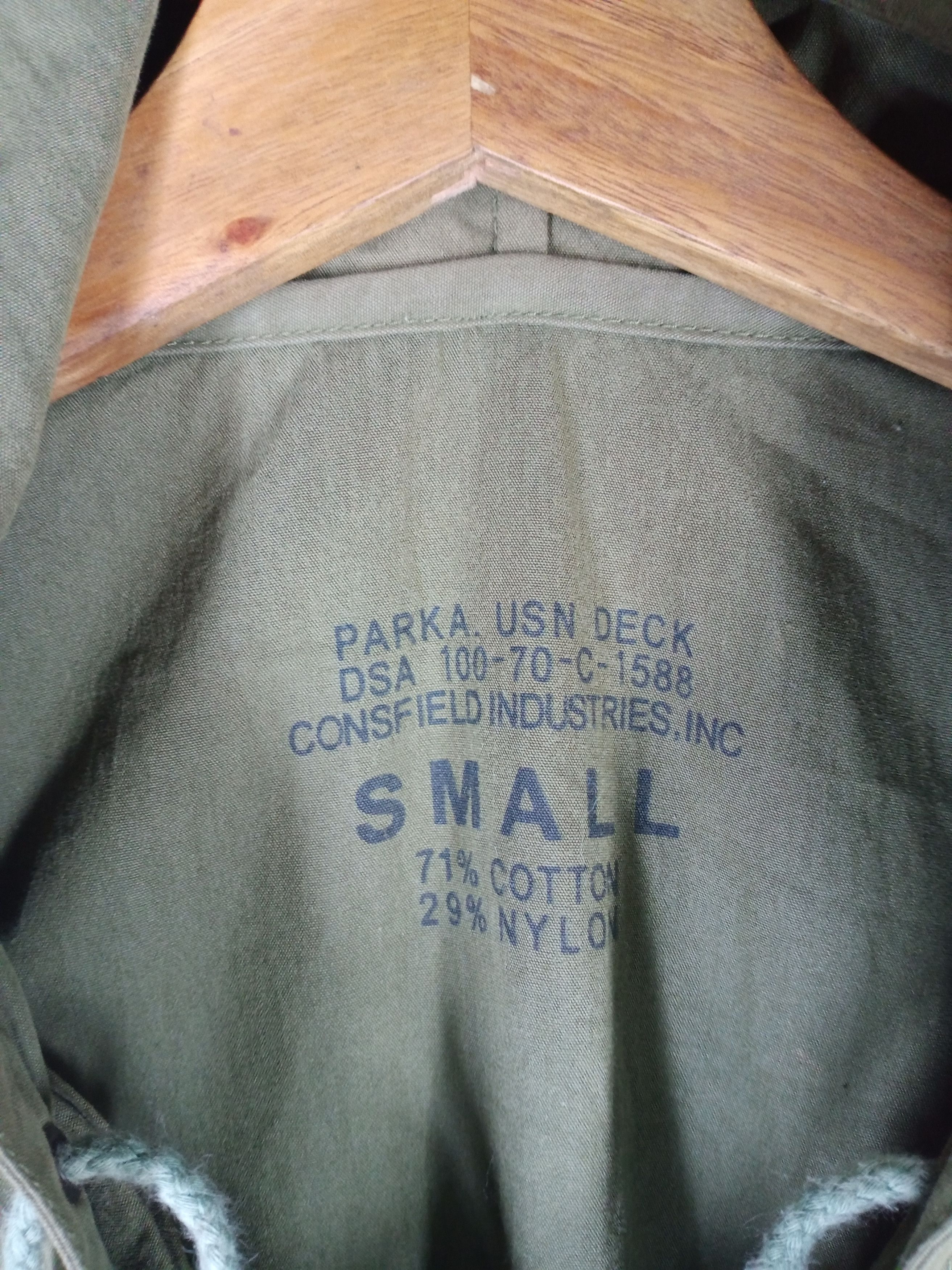 Vintage VINTAGE 1940s PARKA USN DECK ANORAK JACKET Size US S / EU 44-46 / 1 - 3 Thumbnail
